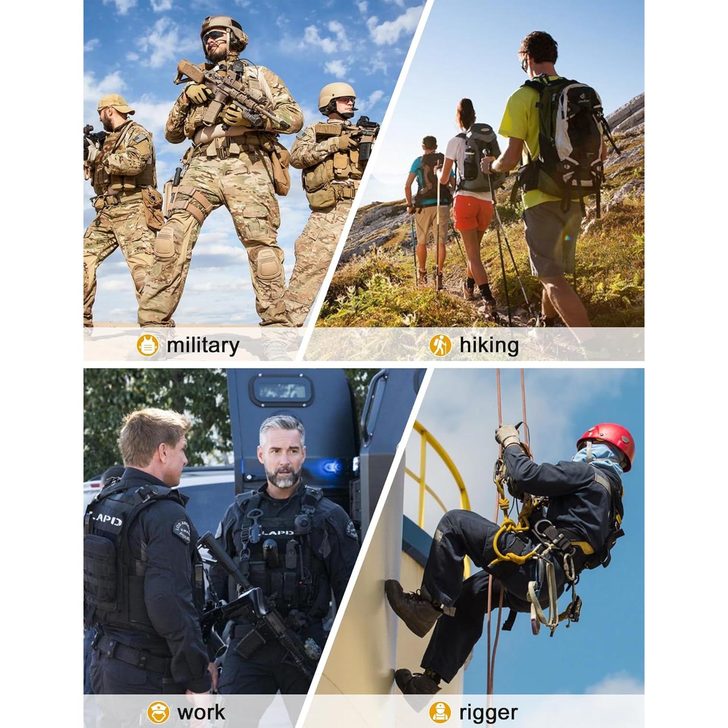 Cinturón Táctico JUKMO Nylon Elástico 3.81 cm Negro