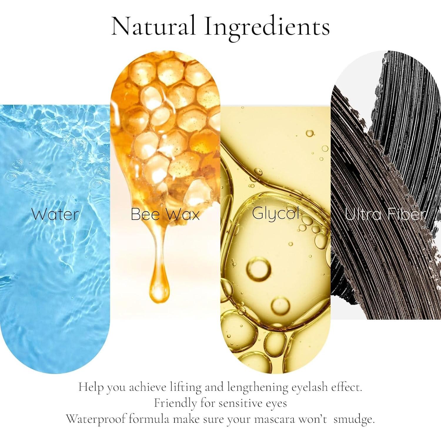 Varita de Máscara de Pestañas de Metal Lavable FREEORR Negra