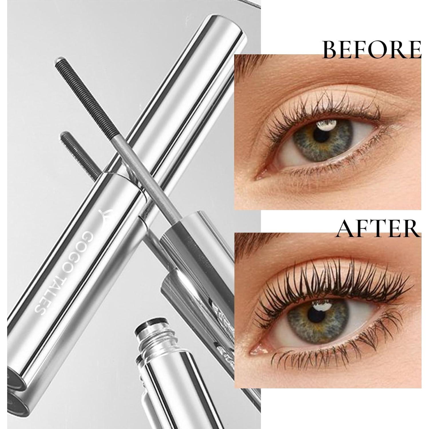 Varita de Máscara de Pestañas de Metal Lavable FREEORR Negra