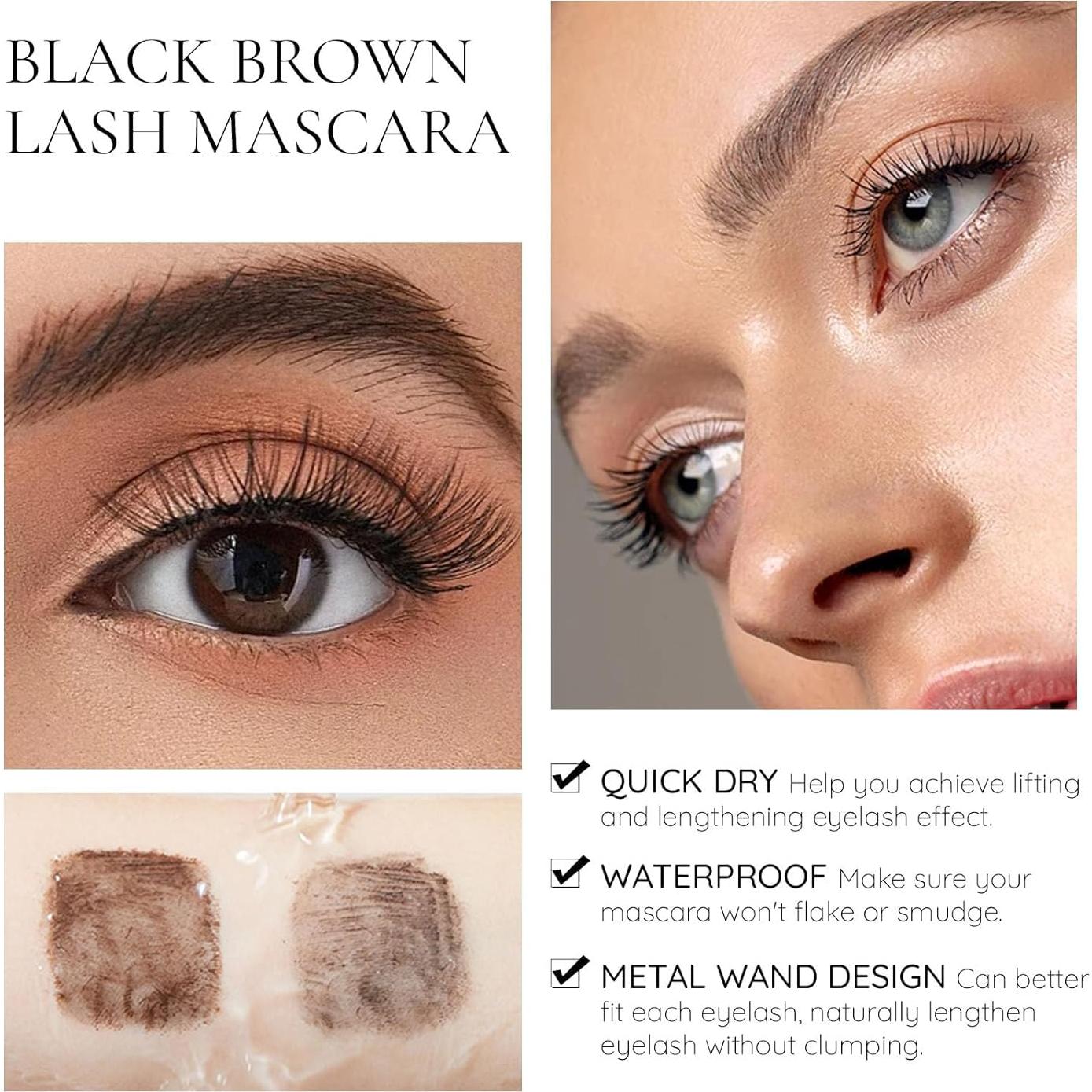 Varita de Máscara de Pestañas de Metal Lavable FREEORR Negra