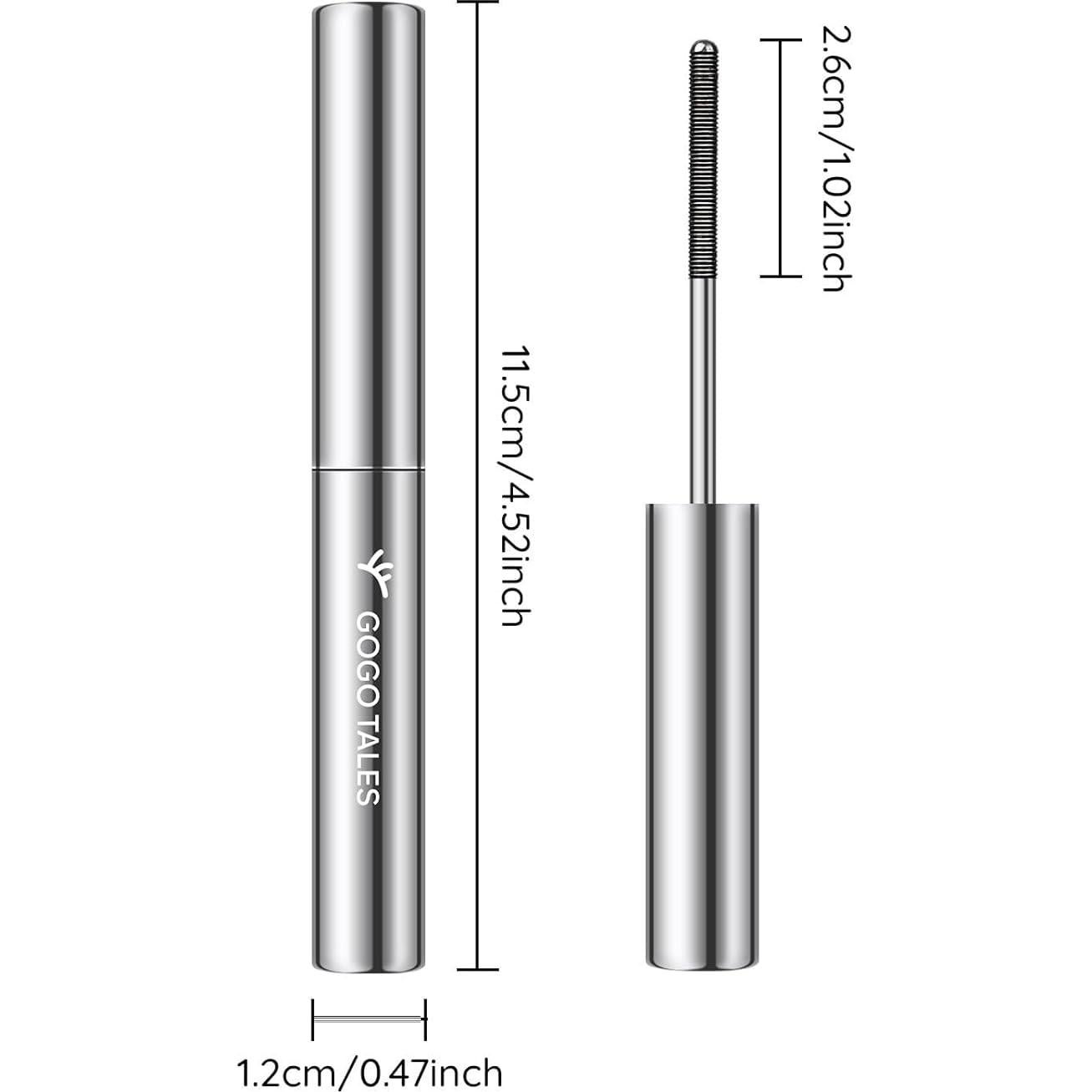 Varita de Máscara de Pestañas de Metal Lavable FREEORR Negra