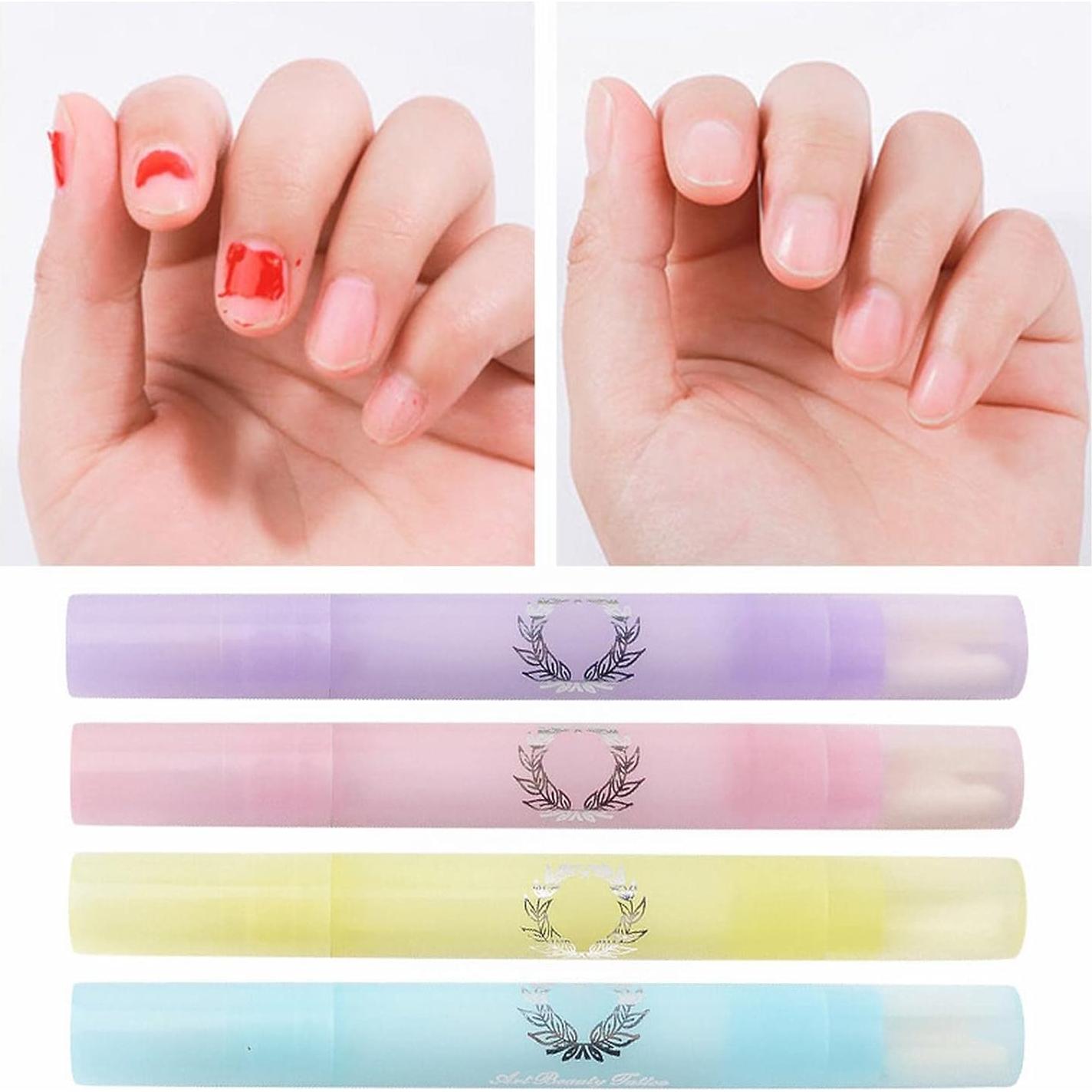 Cleaner Erase Removal Mistake Refillable Manicure Tools Gel Nail Polish Remover Pen Nail Remover Nail Edge Modifier Nail Edge Cleaner Nail Polish Modifier Water 2ml（A #2)