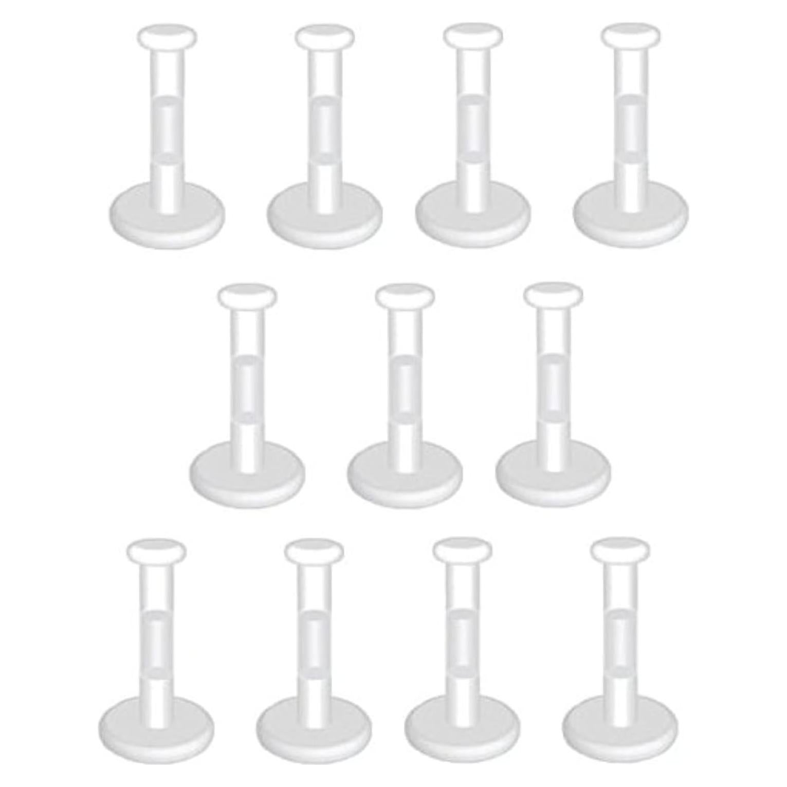 Tapones Planos Bioflex Claro 3mm 14GA 10 Unidades