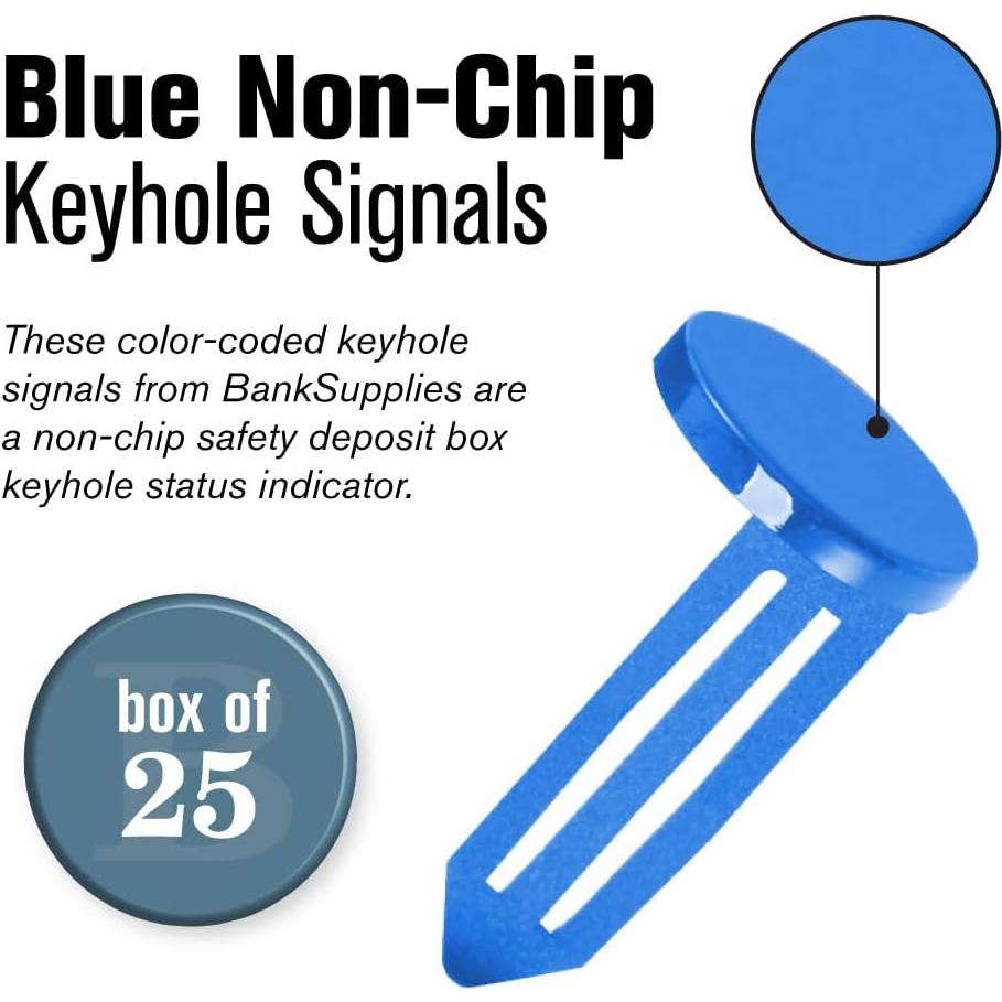 Señales de Llave BankSupplies Azul Alquiler Vencido - Caja 25