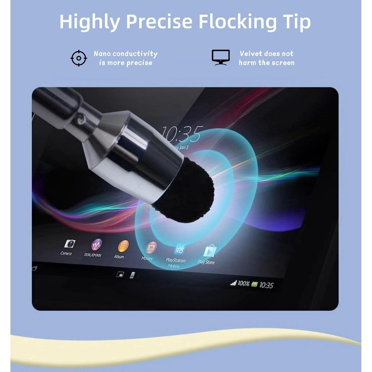 Bolígrafo Estilográfico Telescópico AIKESIWAY para Pantallas Táctiles