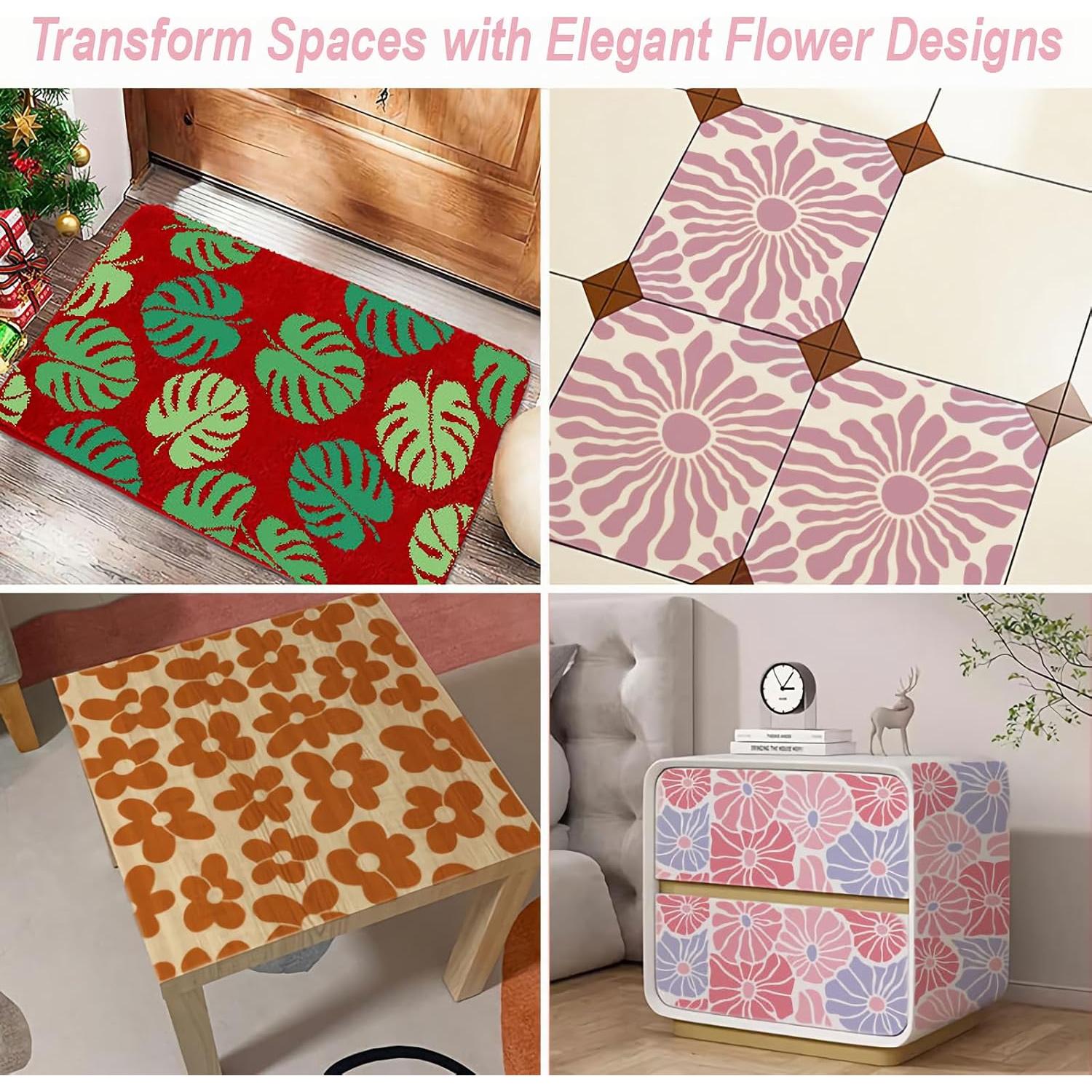 Plantillas de Pared Reutilizables Felixcraft 20x20 cm 4 Piezas