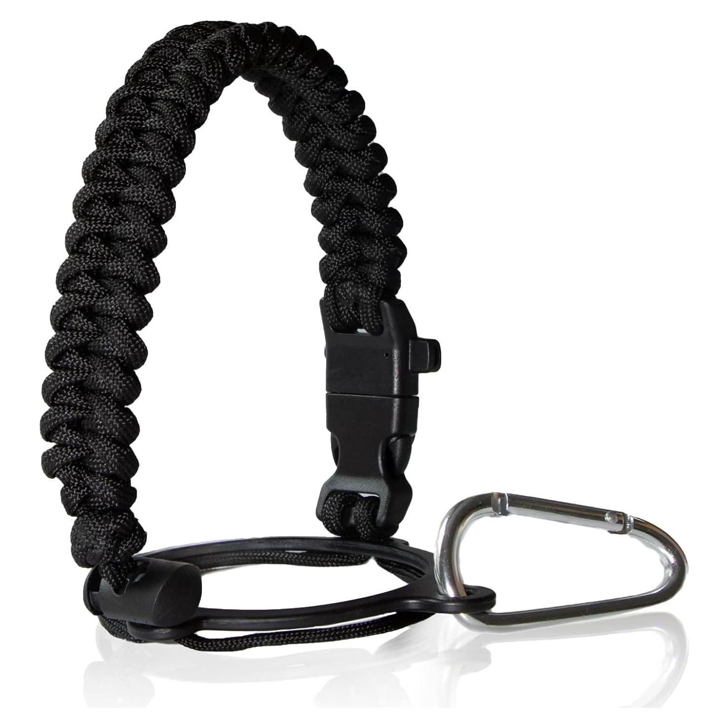 Mango de Paracord RAYMYLO para Botellas de Agua Boca Ancha