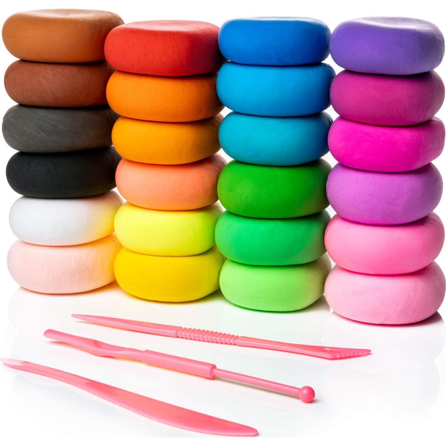 Juego de Modelado de Arcilla Secado al Aire Artsity 24 Colores