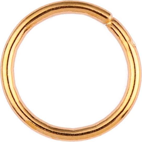 Anillas Abiertas Doradas Beadia 0.6x4mm 1000pcs Joyería DIY