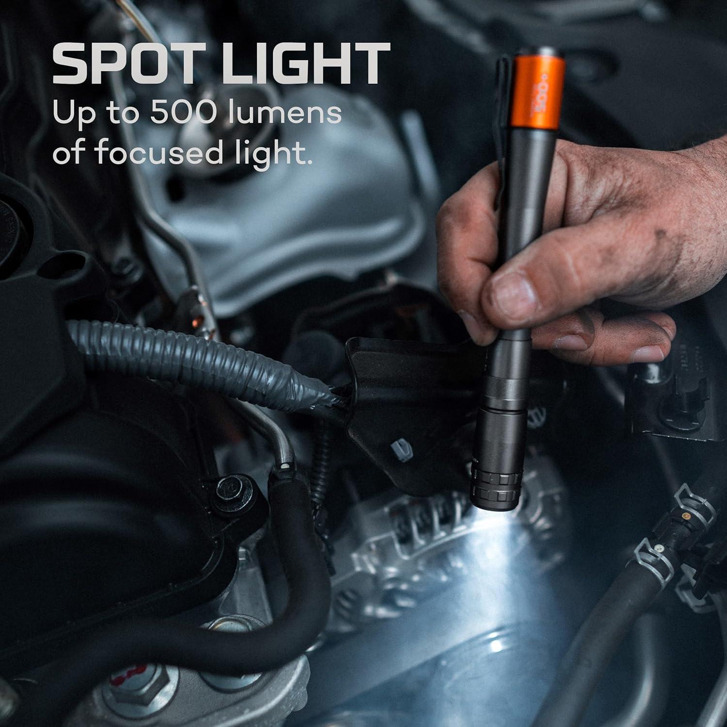 Linterna LED NEBO Inspector 500+ Recargable 500 Lúmenes