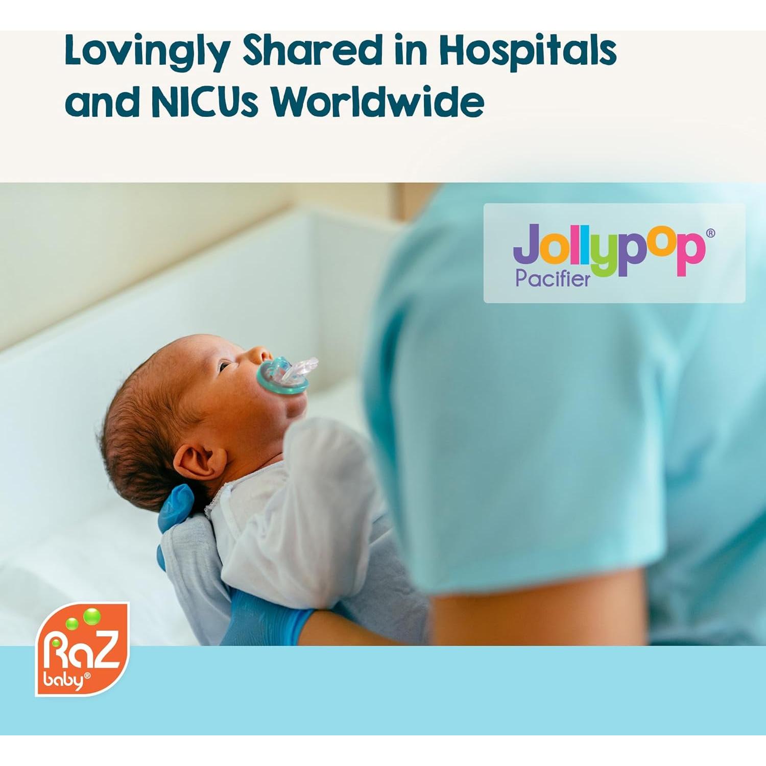 Chupete ortodóntico RaZbaby JollyPop 6 unidades 100% libre de BPA