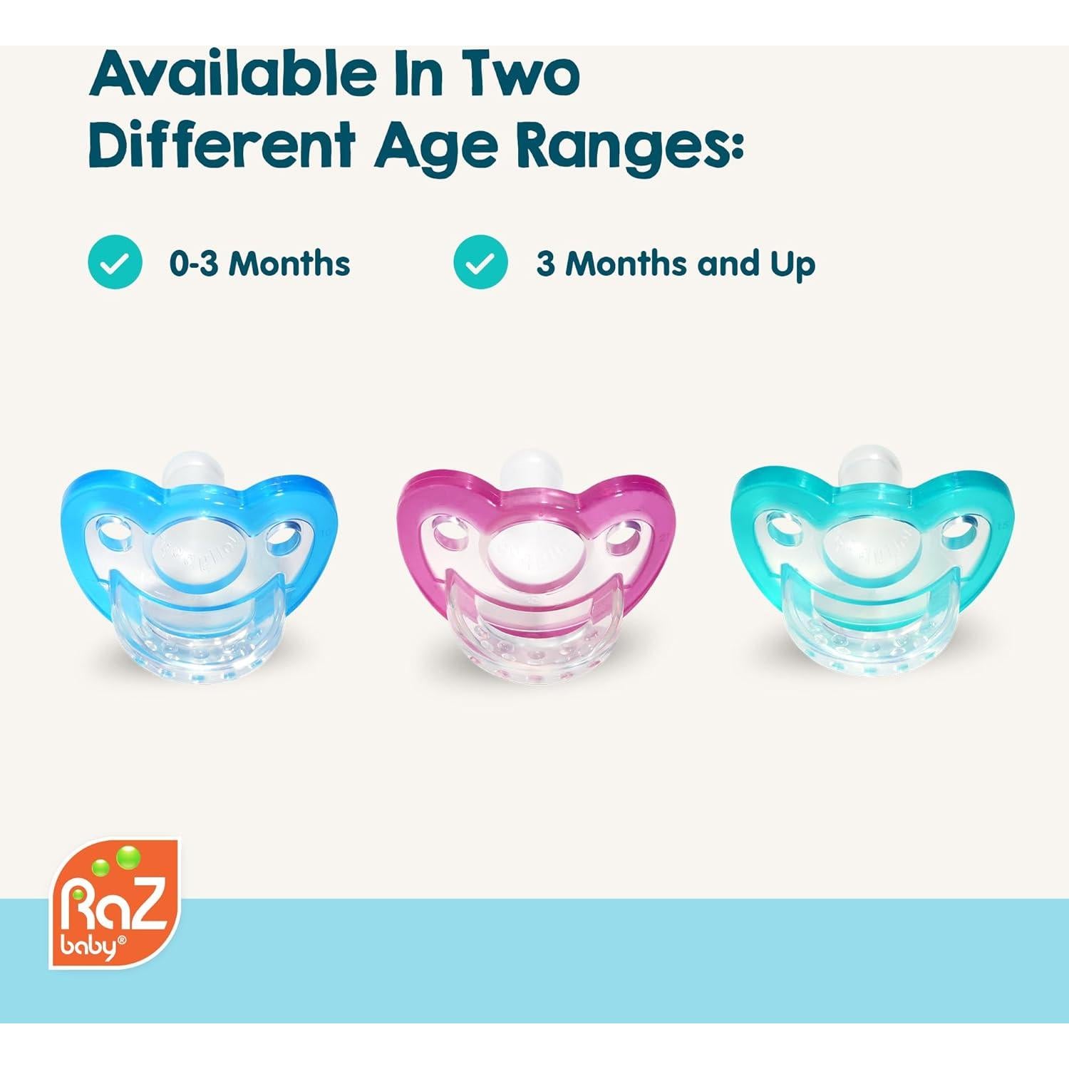 Chupete ortodóntico RaZbaby JollyPop 6 unidades 100% libre de BPA