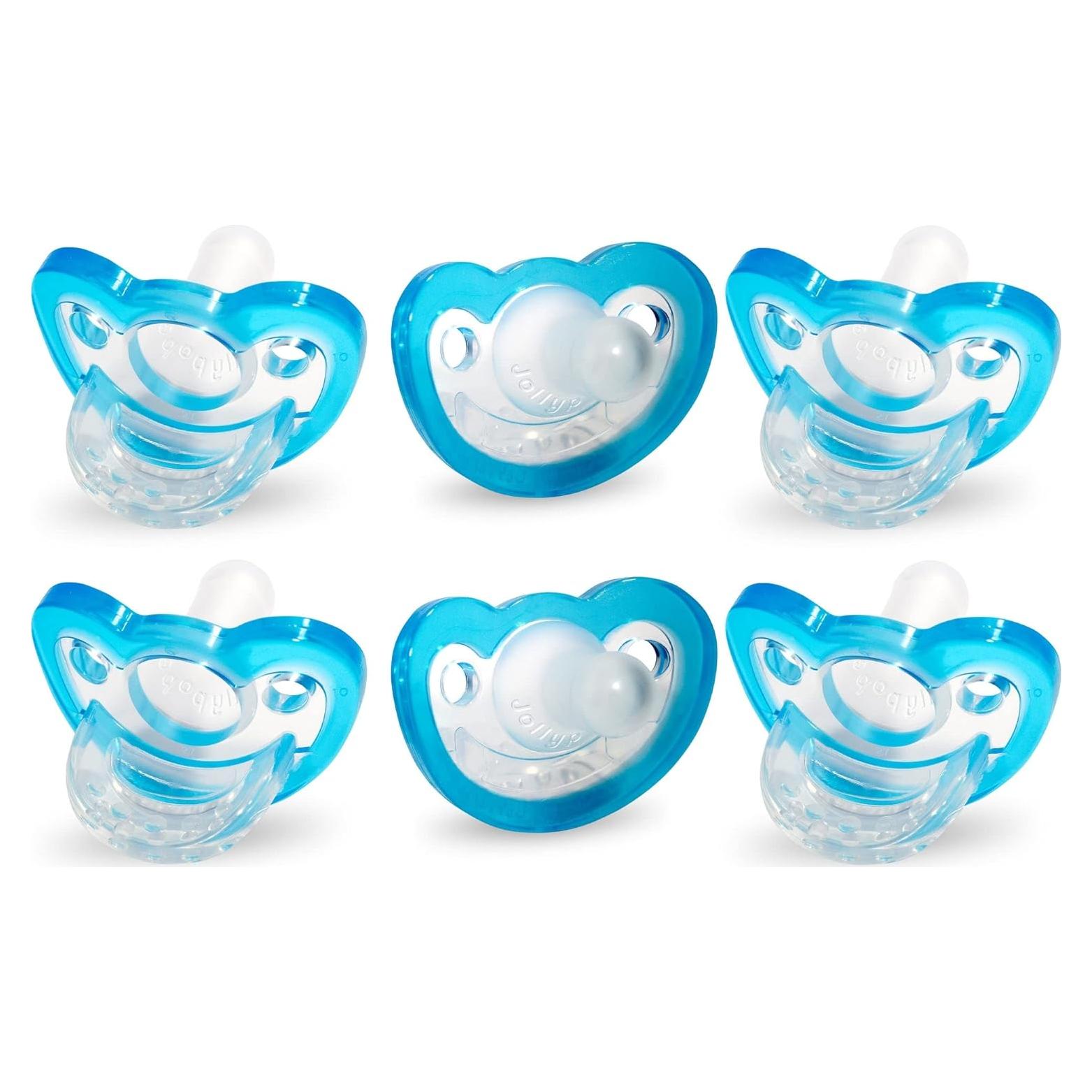Chupete RaZbaby JollyPop Azul 6 Unidades Ortodóntico