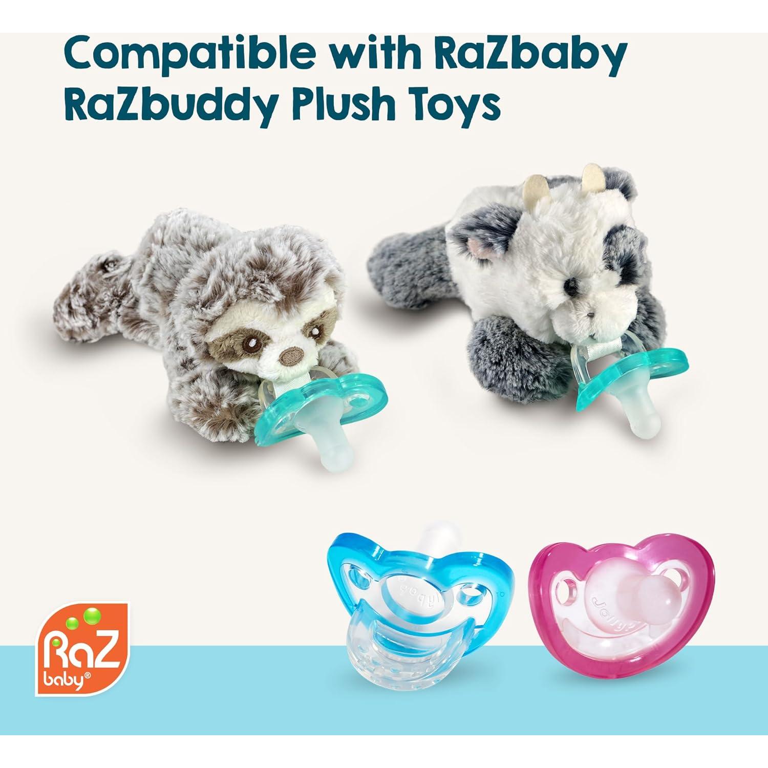 Chupete RaZbaby JollyPop Azul 6 Unidades Ortodóntico