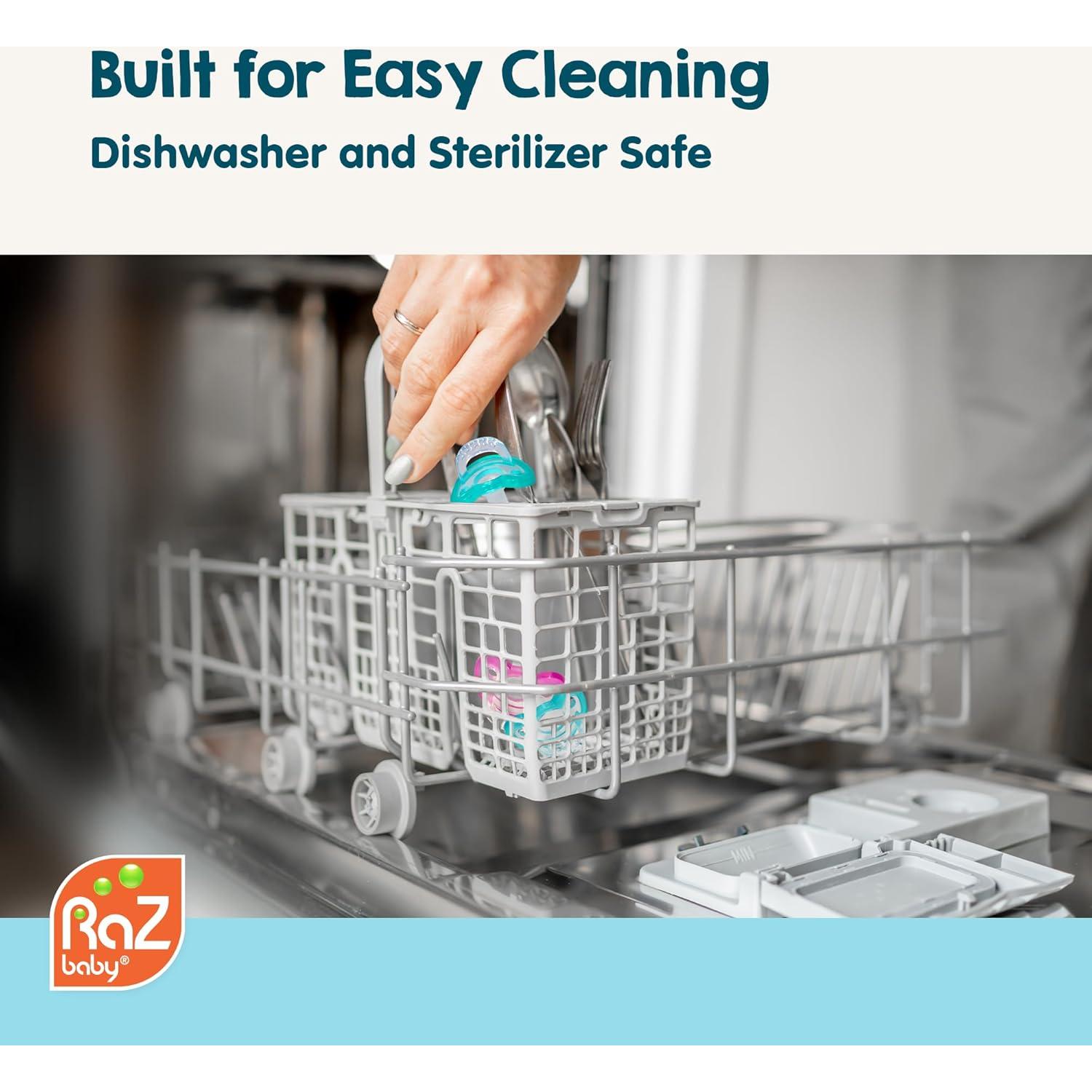 Chupete RaZbaby JollyPop Rosa Ortodóntico 100% Silicona