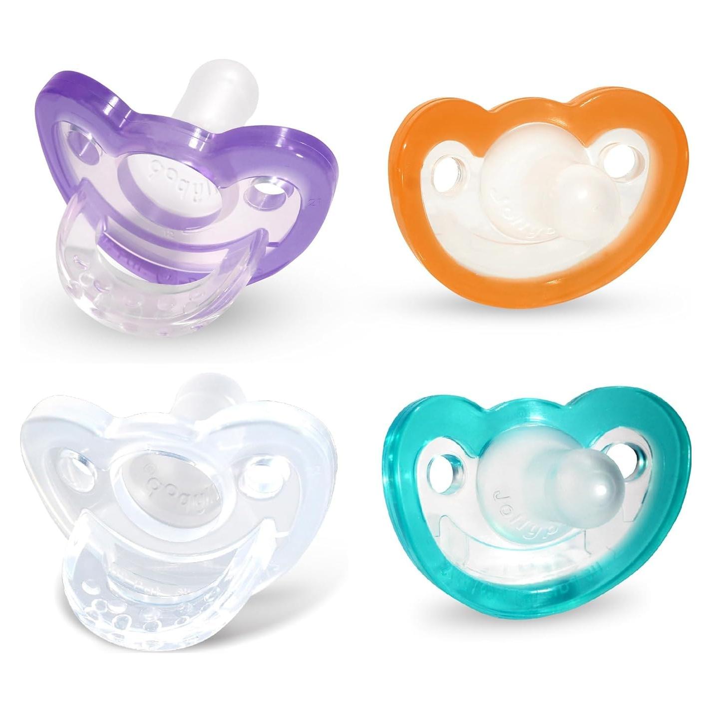 Chupete ortodóntico RaZbaby JollyPop 3m+ silicona BPA libre