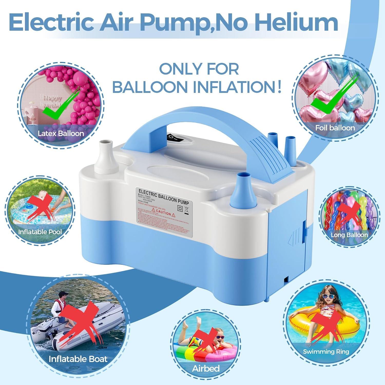 Bomba de Aire Eléctrica DECOCKRAT Doble Boquilla 600W