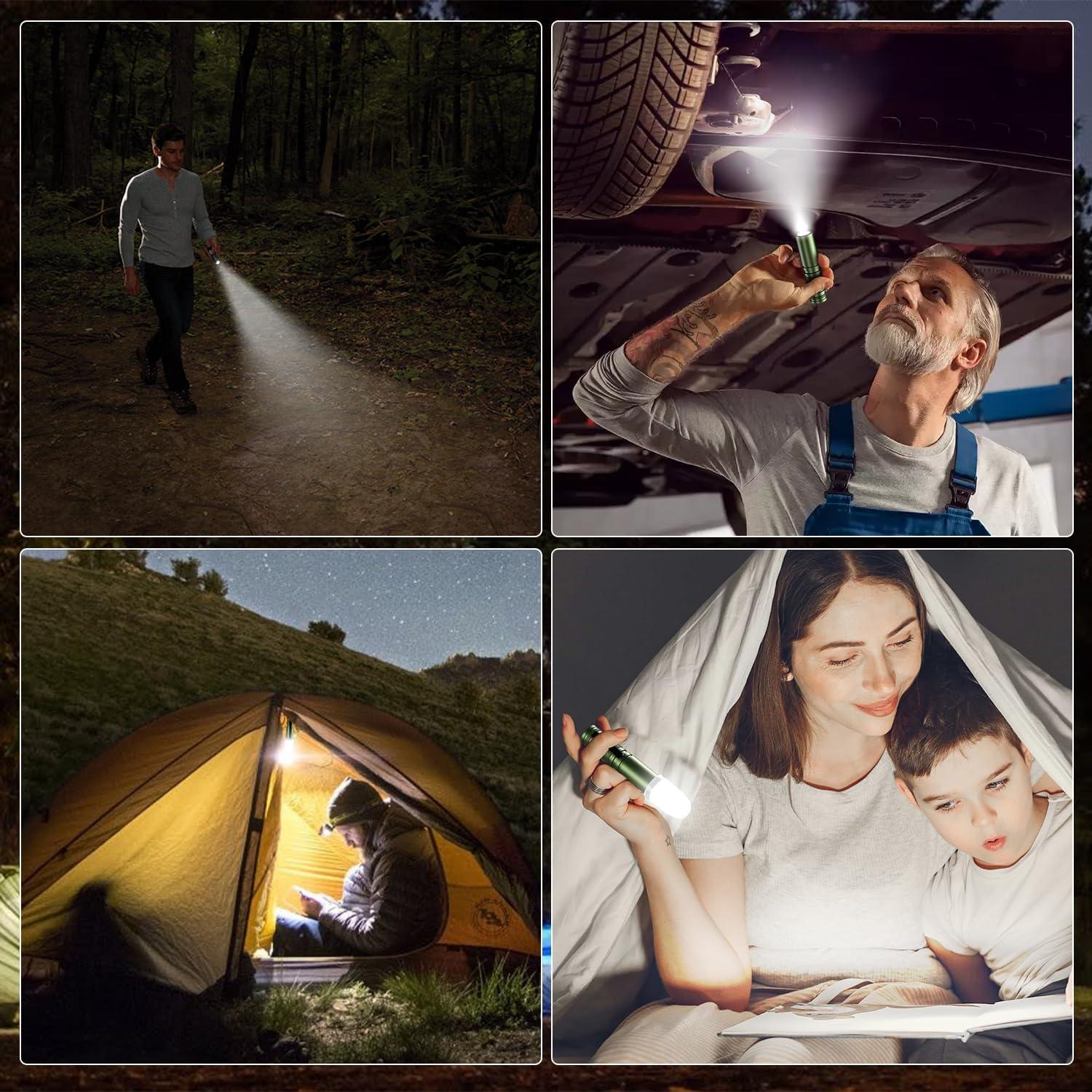 Linterna LED SIXRAY L402FR 500 Lúmenes Recargable USB C