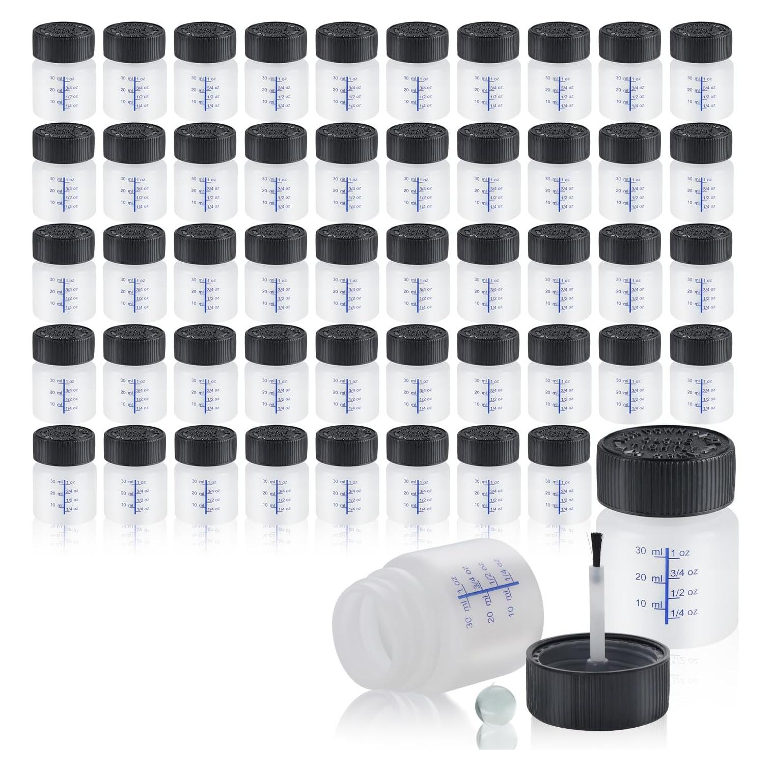 Contenedor de pintura Lichamp 50 piezas 30ml con brocha