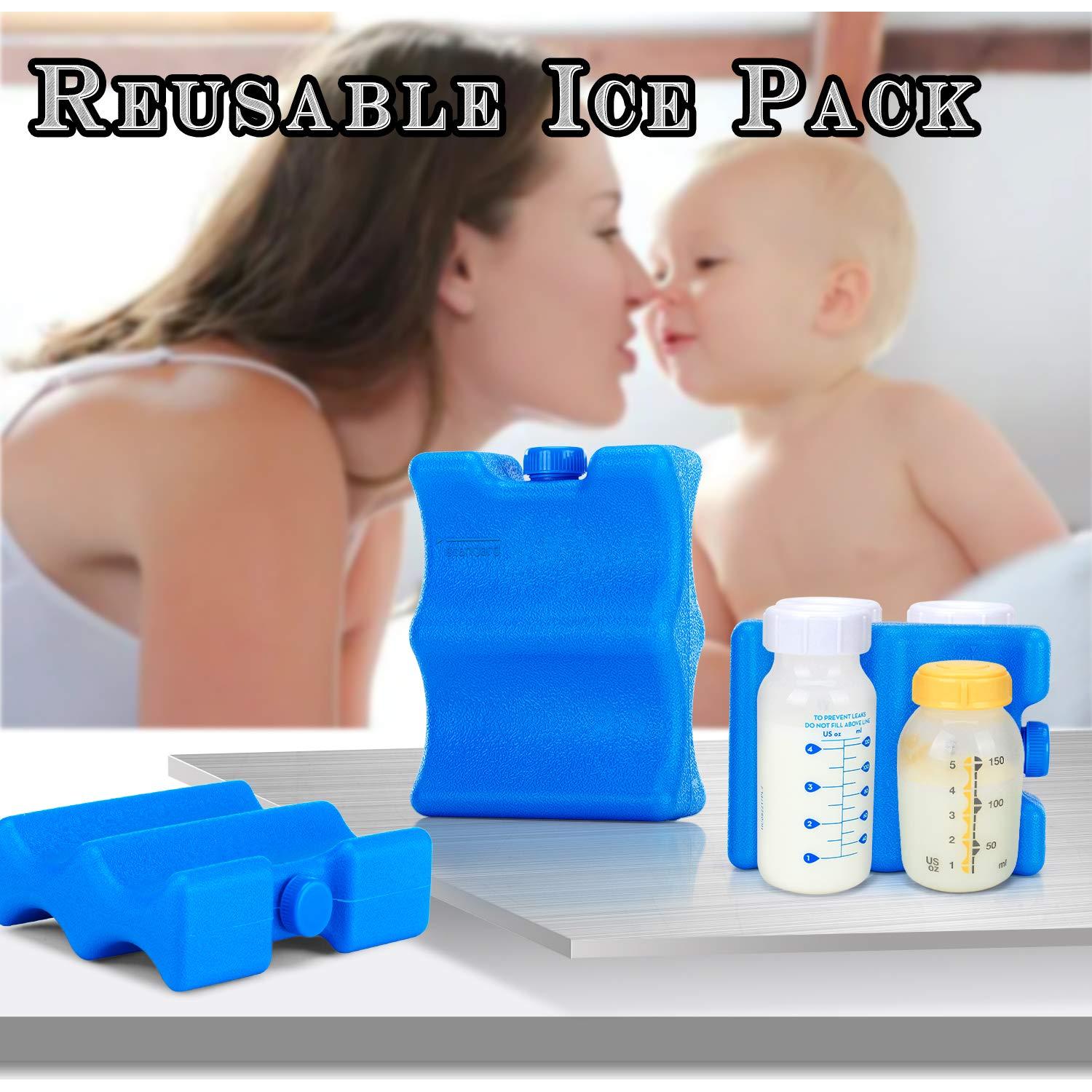 Paquete de Hielo para Leche Materna Teamoy - 2 Unidades