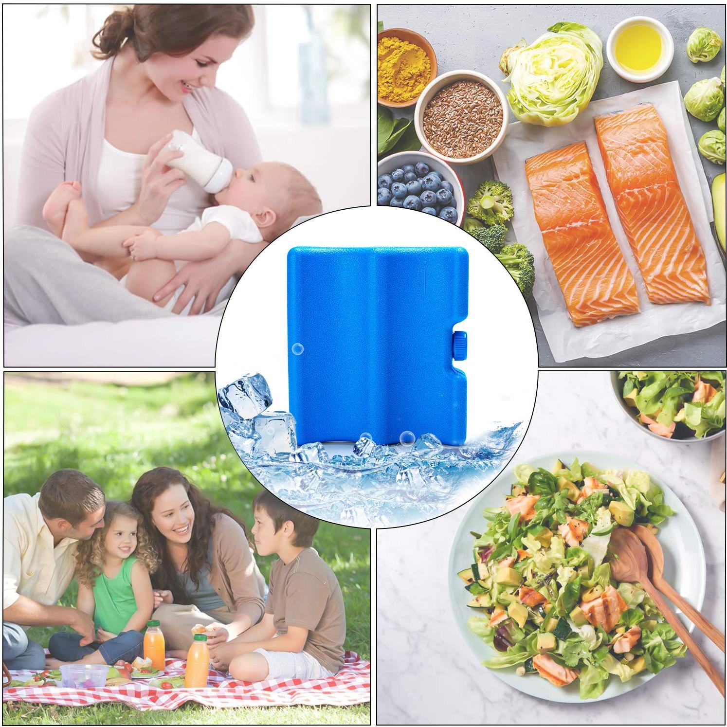 Paquete de Hielo Teamoy para Leche Materna Mediano 4 Biberones