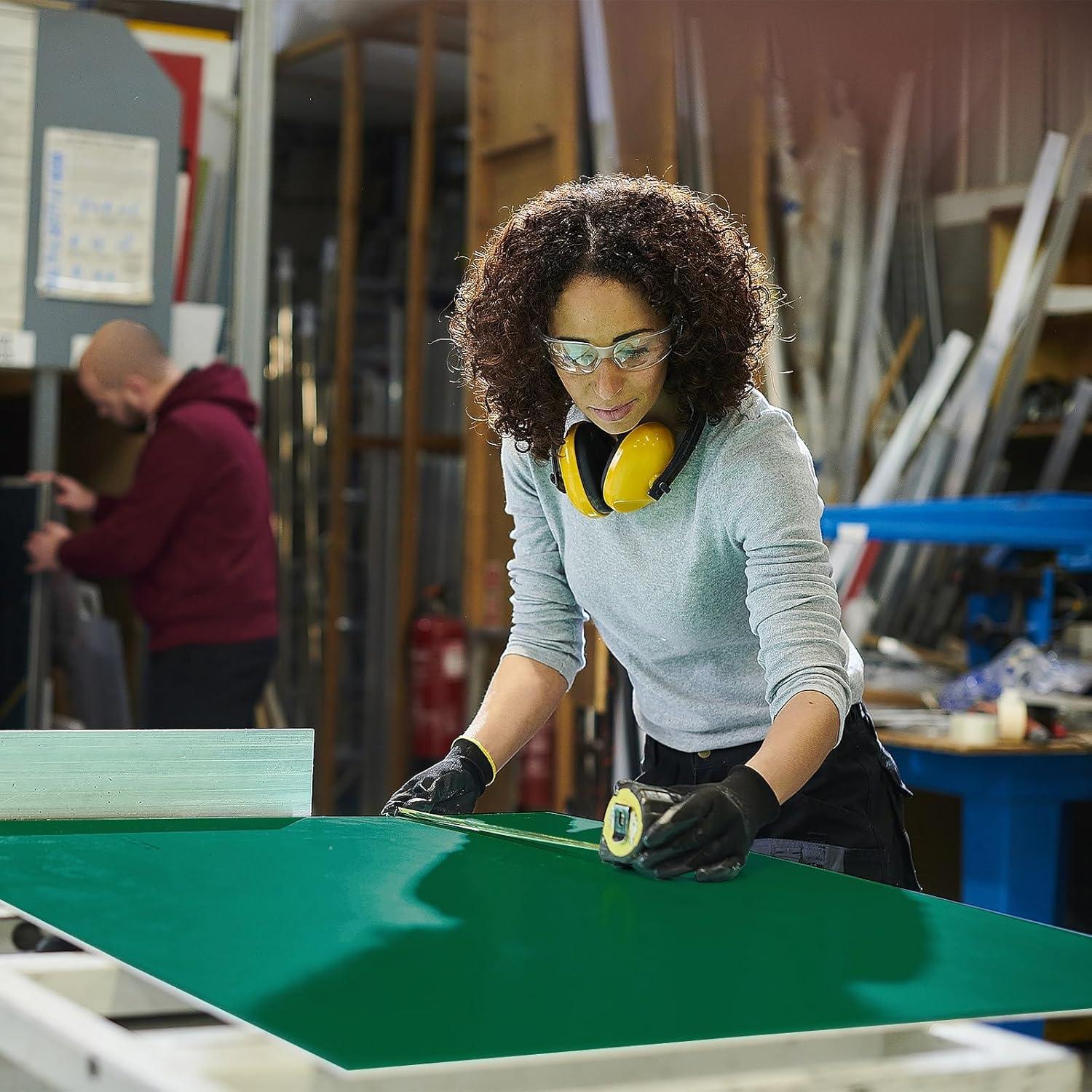 Hoja de goma de silicona verde WochiTV 23x23 cm 0.16 cm