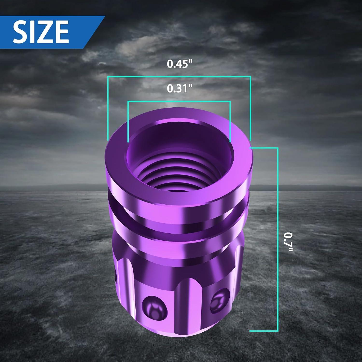 Tapas de Válvula de Neumático QUARKACE - Bandera Americana - 4 Piezas