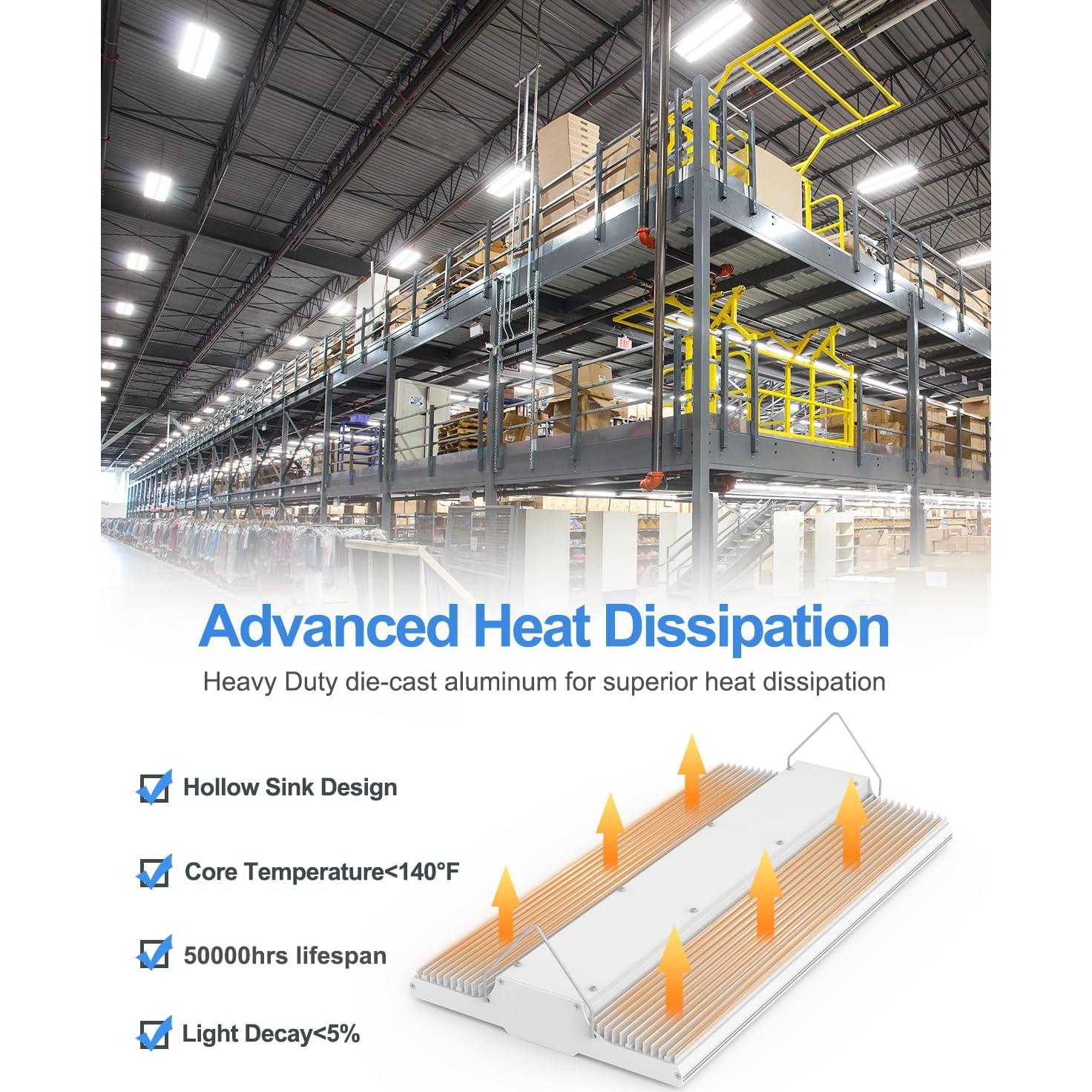 Luz LED Alta Bahía ADUB 150W 1.3FT Dimmable 22500LM