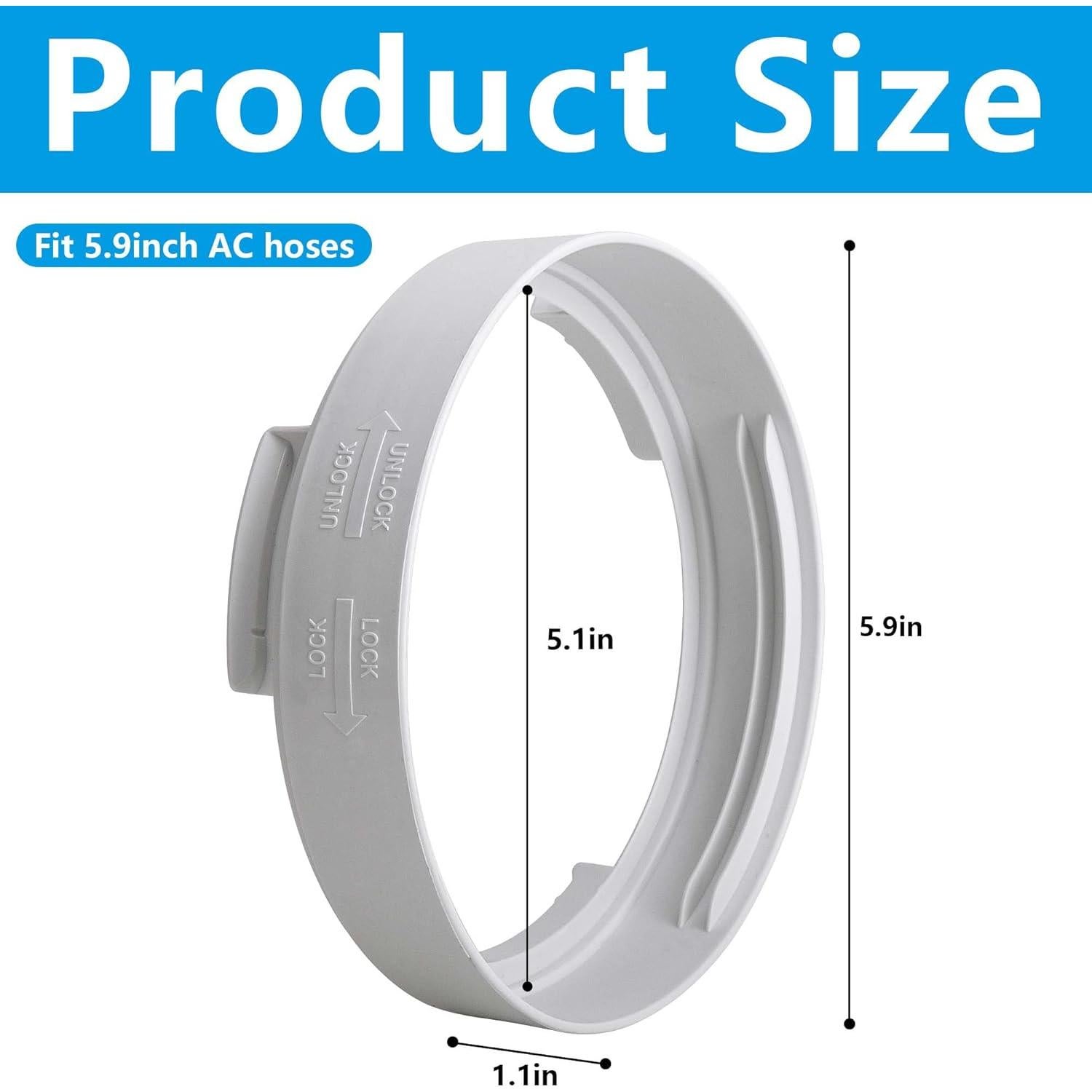 Acoplador de Manguera de Escape AC DECOHS 14.99 cm Redondo