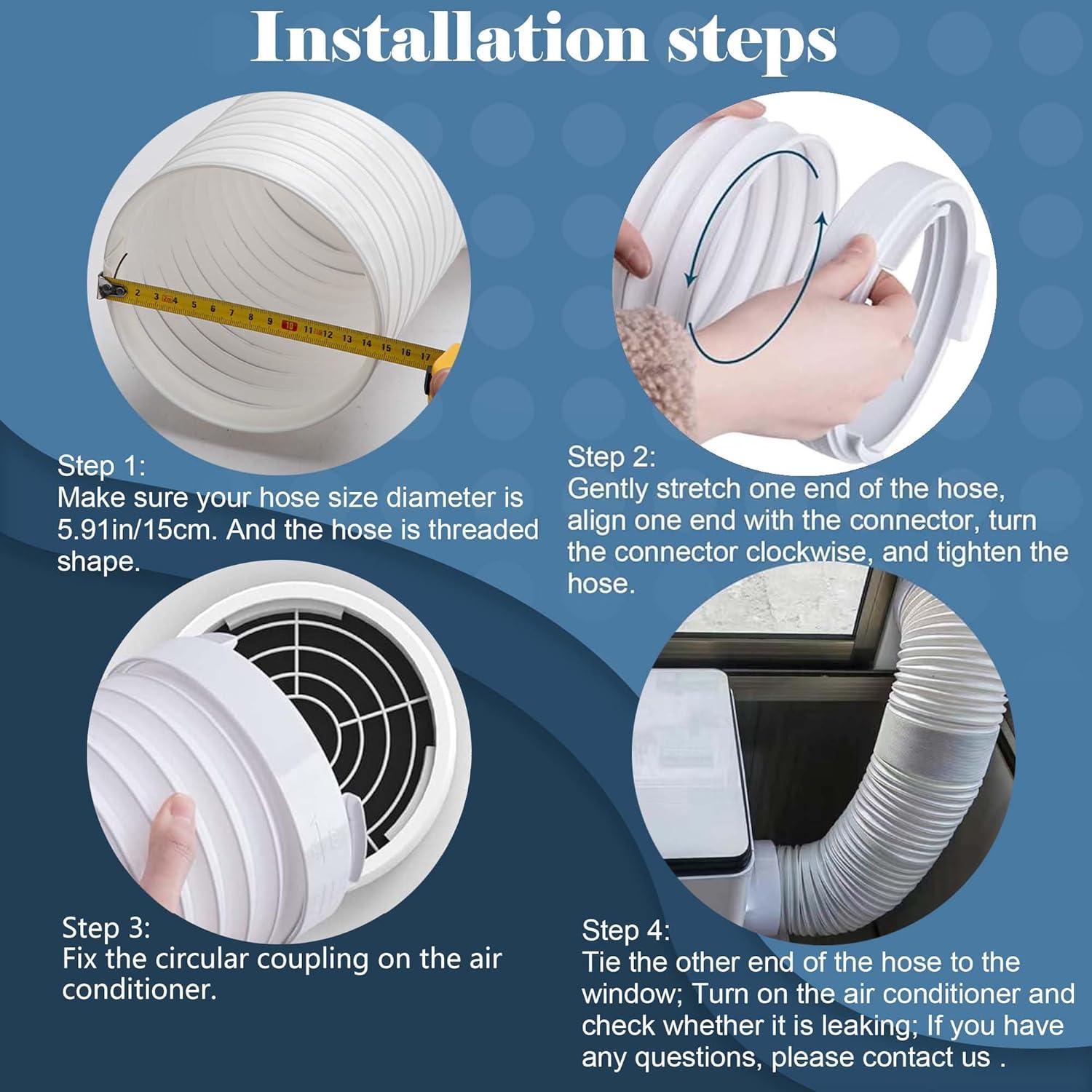 Acoplador de Manguera de Escape AC DECOHS 14.99 cm Redondo