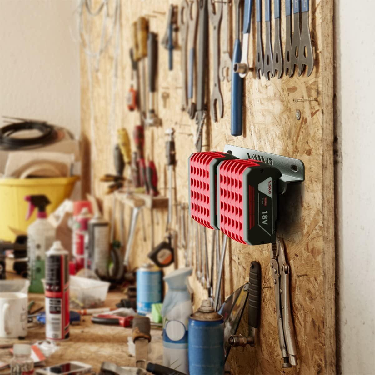 Soporte de Batería VAIIO Compatible Bosch 18V - Organizador Pared