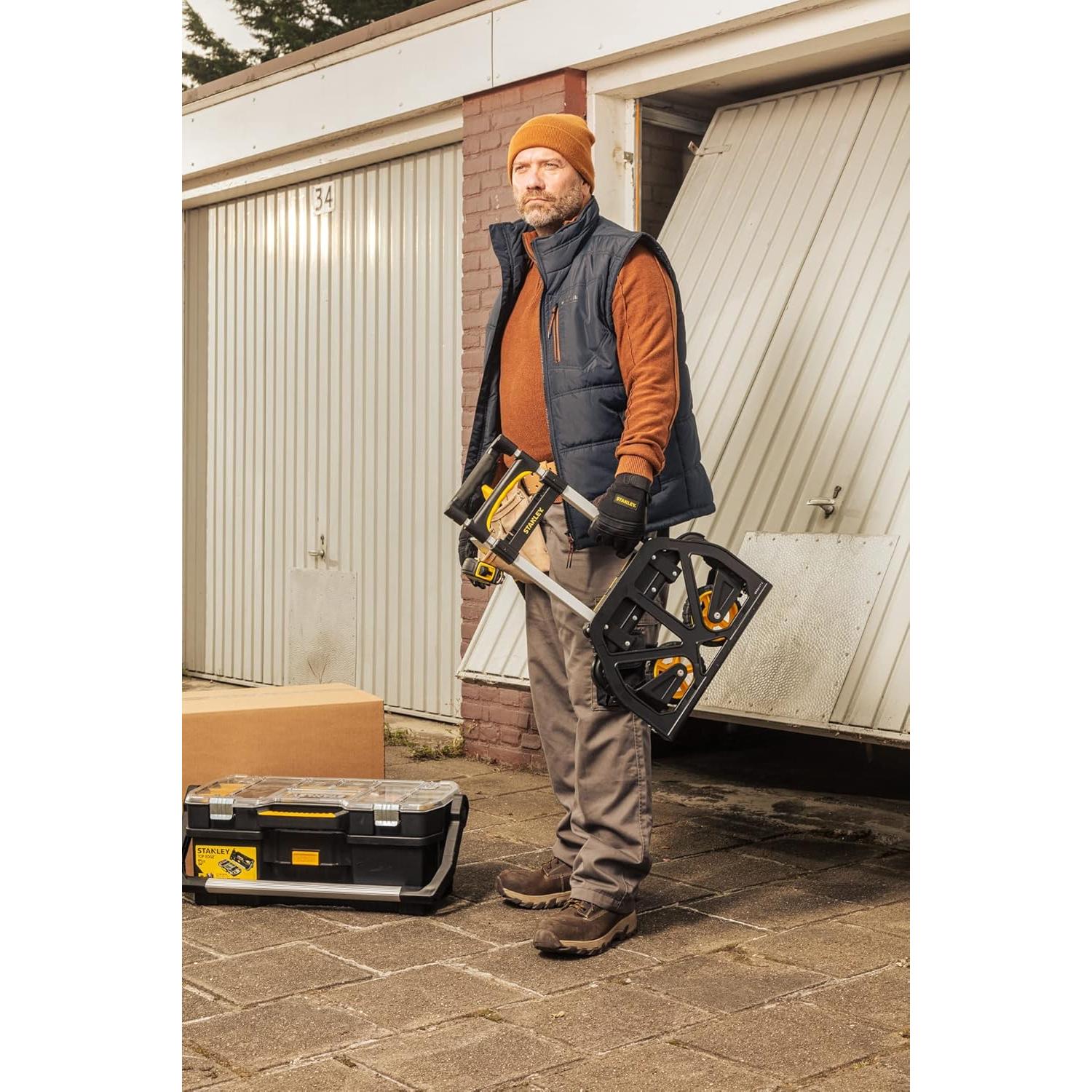 Carro de Mano Plegable Stanley 60kg Gris SXWTD-FT500