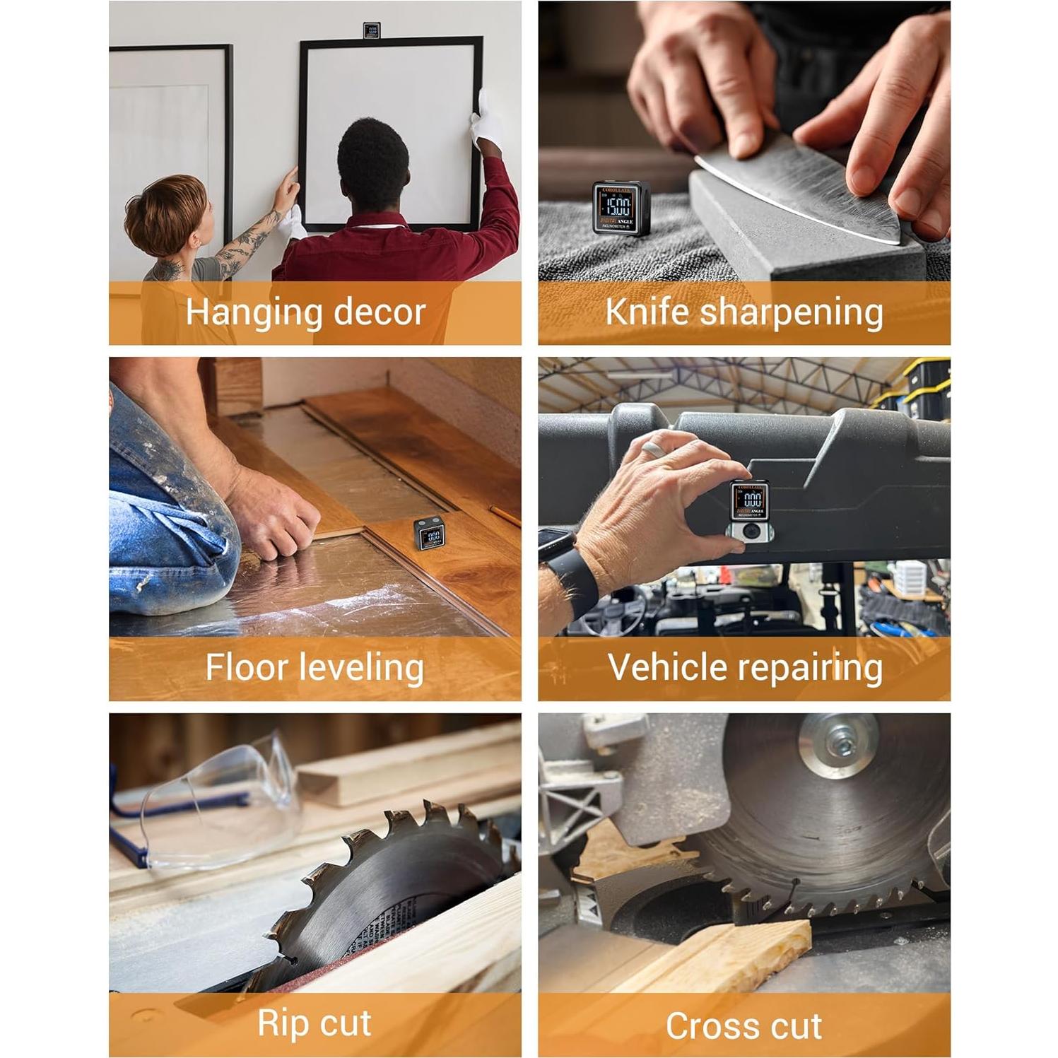 Buscador de Ángulo Digital COROLLATA con Nivel Magnético