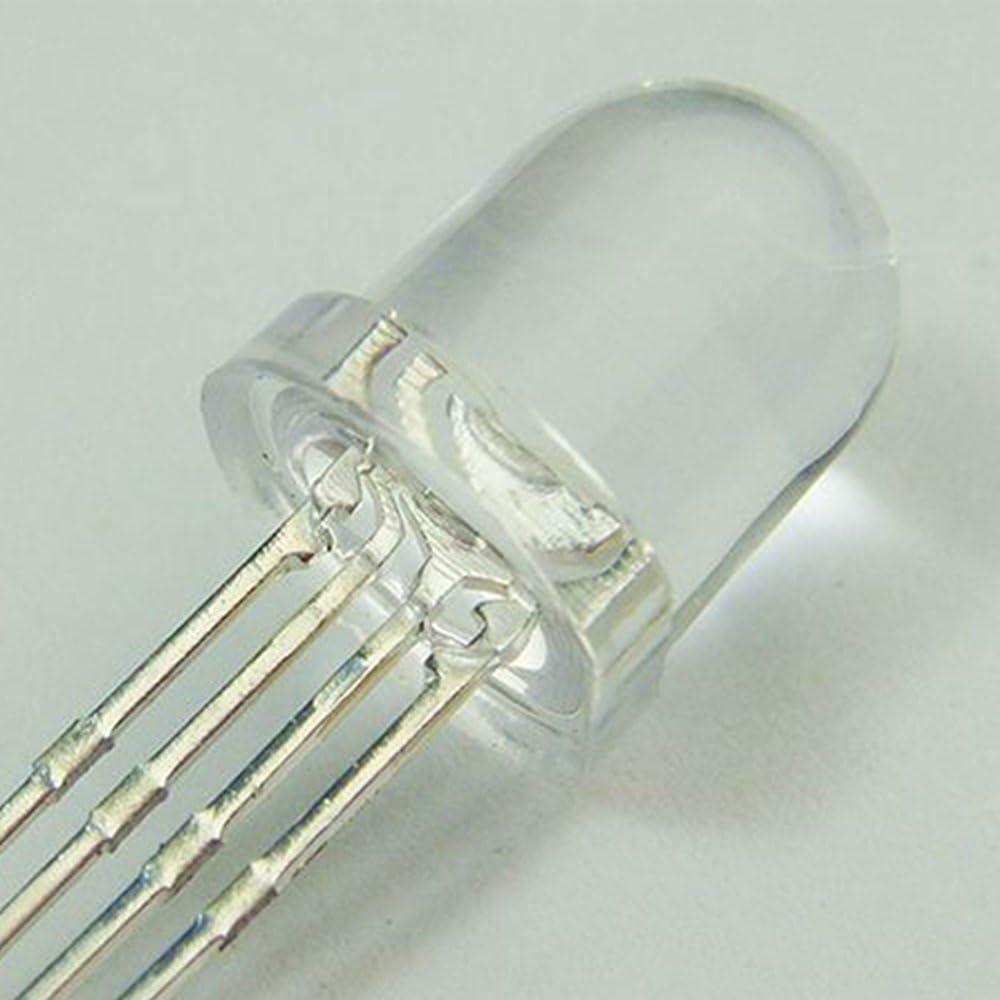 Diodos LED RGB 5mm Waycreat 100 Piezas Ánodo Común