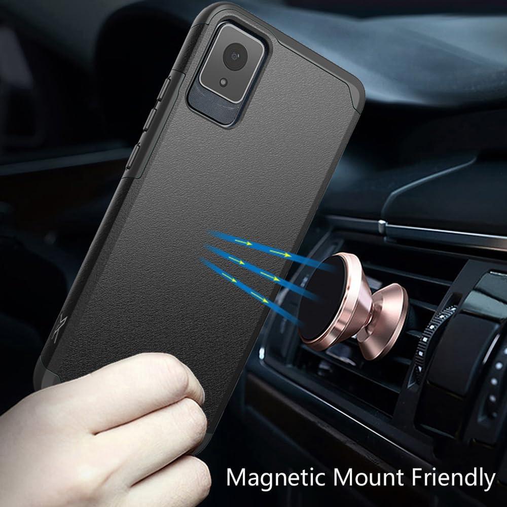 Funda Dura TJS para TCL K11 T432W con Protector de Pantalla