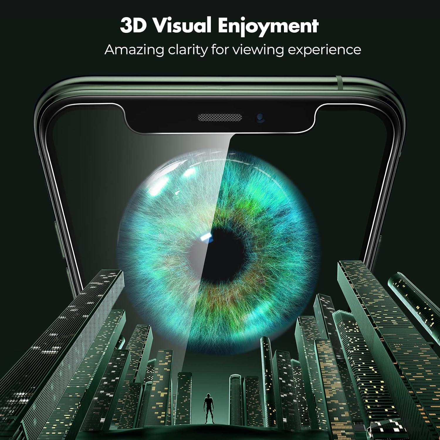 Protector de Pantalla Privado UNBREAKcable 2 Pack para iPhone 11 Pro Max/Xs Max 9H