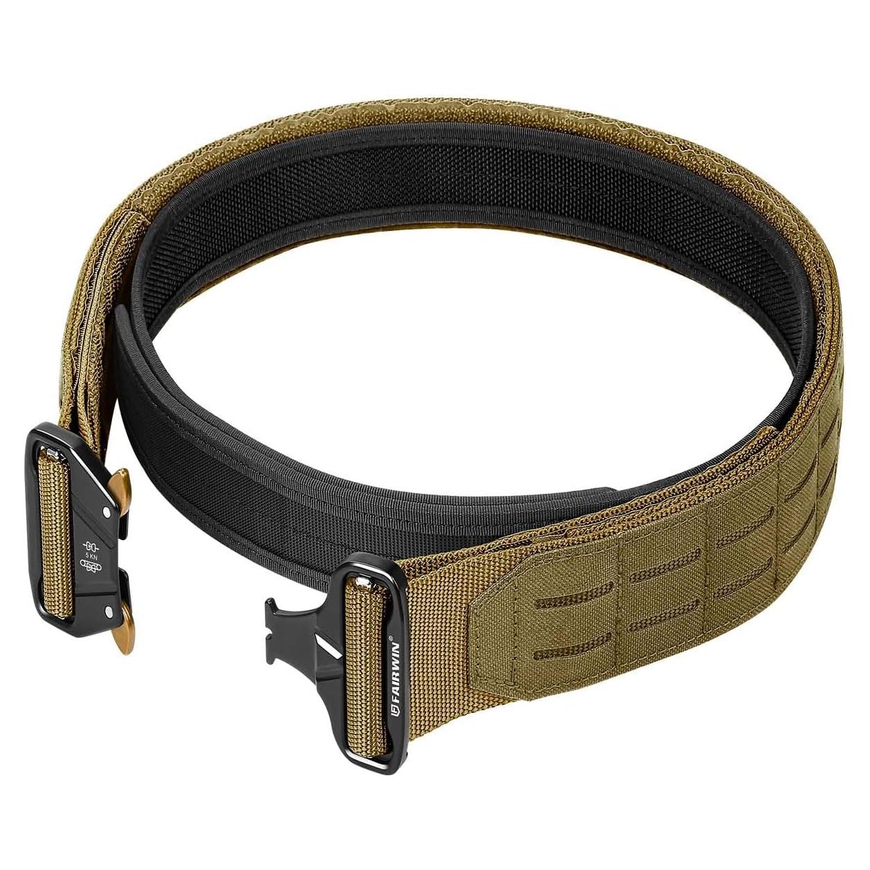 Cinturón Táctico FAIRWIN 5,08 cm Ajustable para Combate