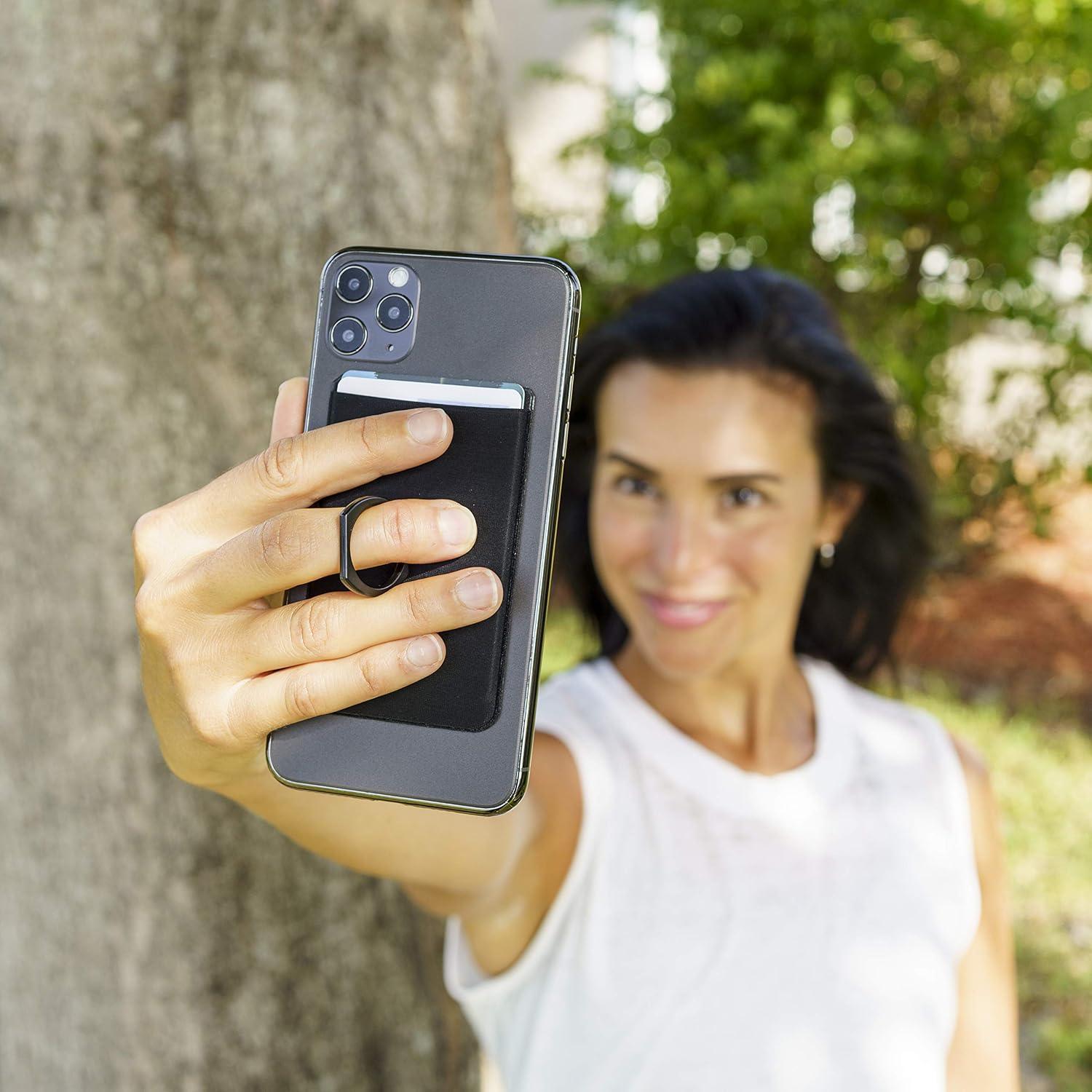 Soporte de Anillo para Teléfono Gecko GTT-G7 Negro Universal