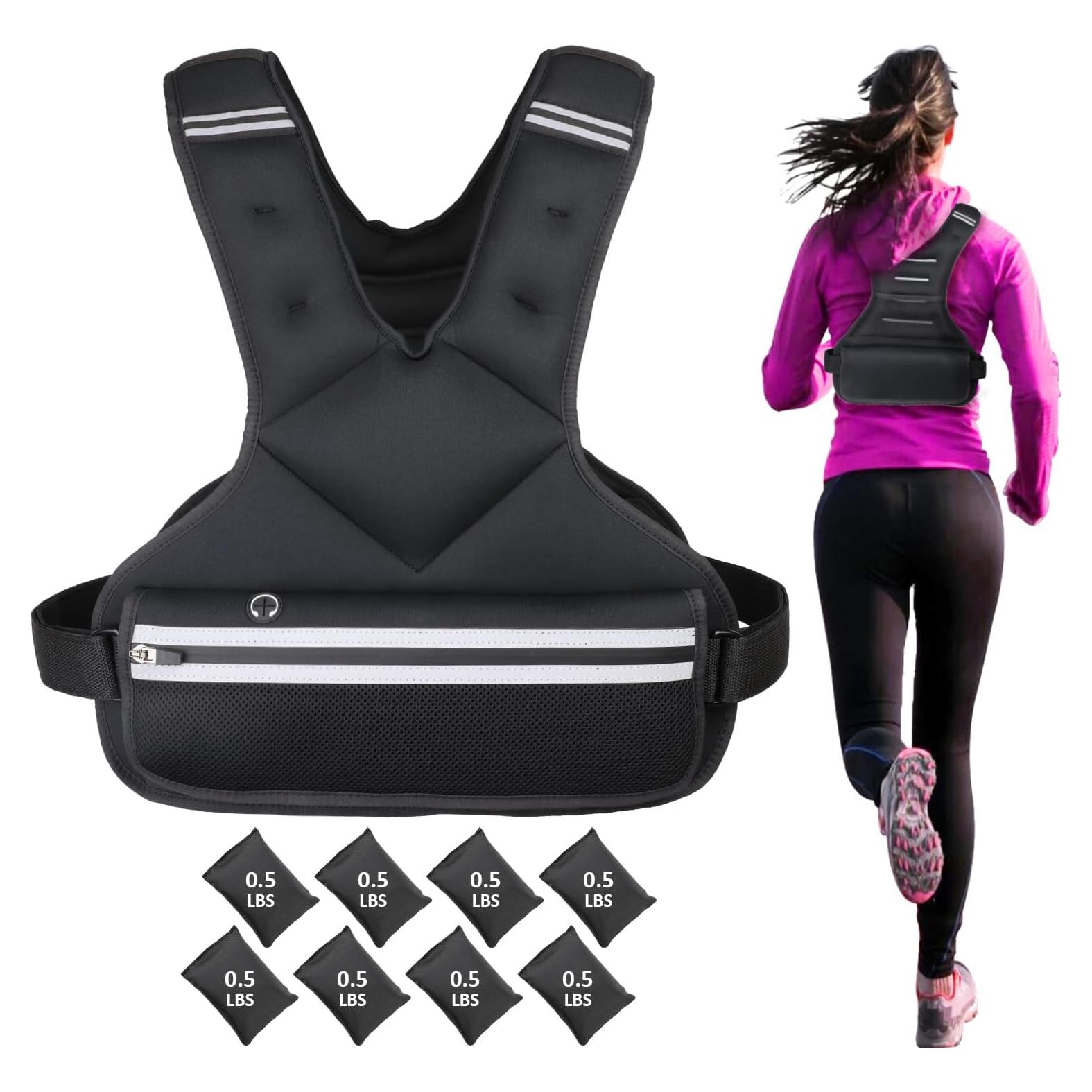 Chaleco de Pesas JoyPlus Ajustable 1.81 kg para Entrenamiento