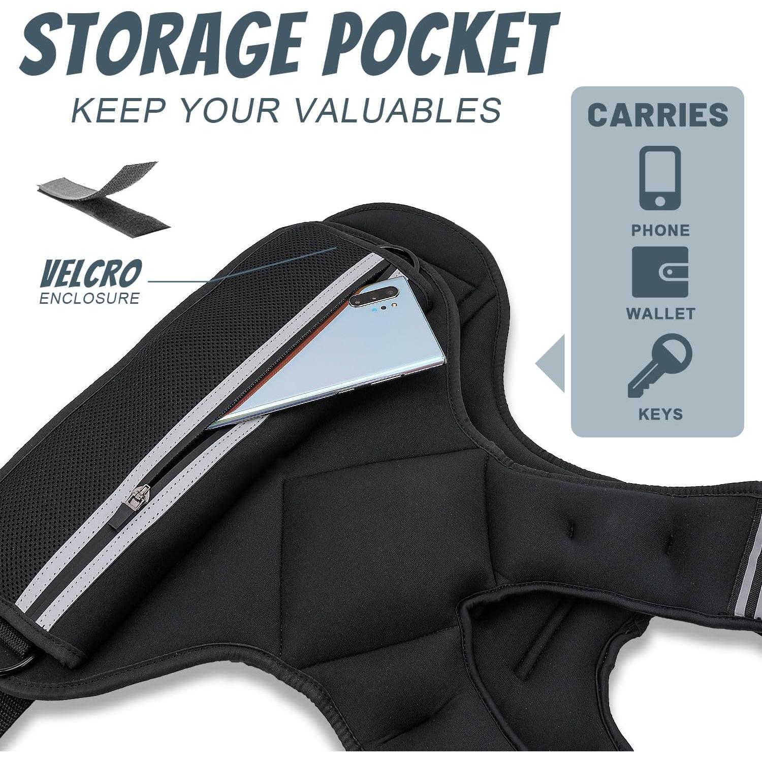 Chaleco de Pesas JoyPlus Ajustable 1.81 kg para Entrenamiento