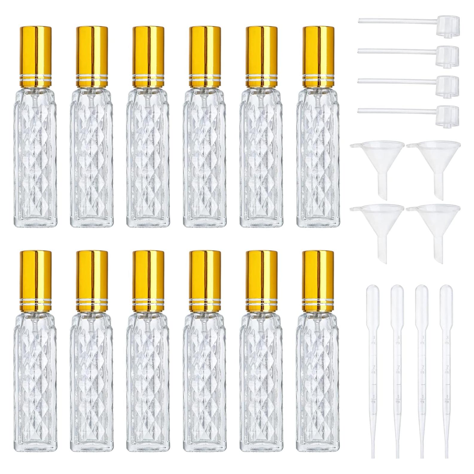 Botellas de Perfume Vacías YU FENG 12pcs 10ml Vidrio Recargable