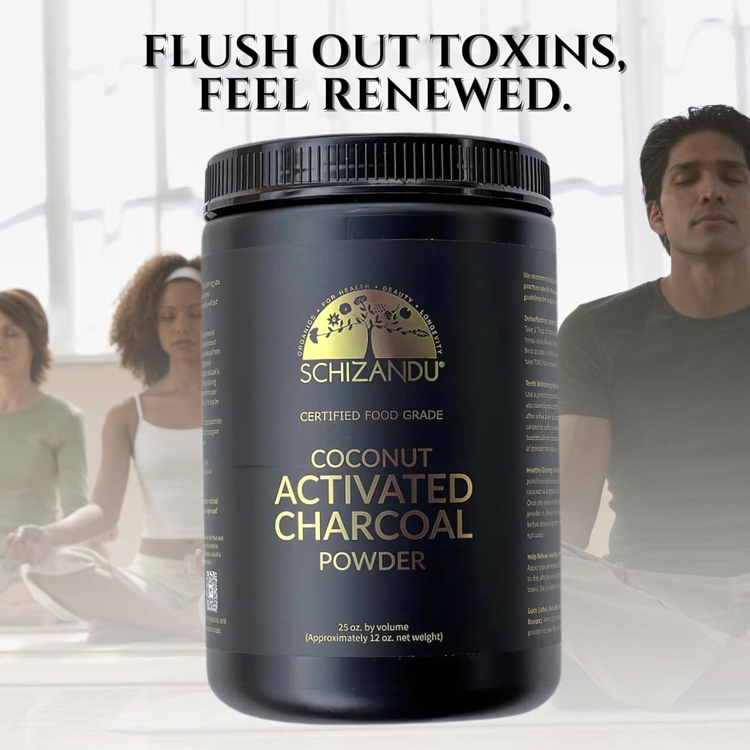 Polvo de Carbón Activado de Coco Orgánico 708 g - Suplemento Salud