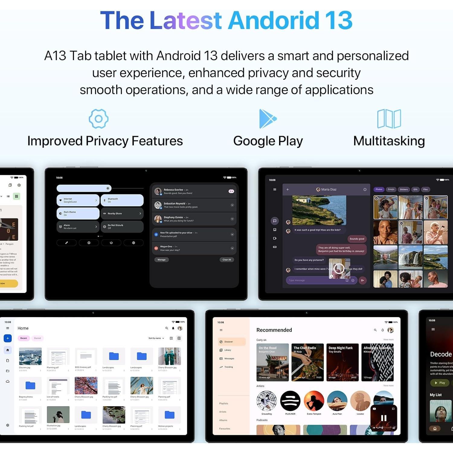 Tableta Android UMIDIGI A13 Tab 10.5" 128GB 4G WiFi
