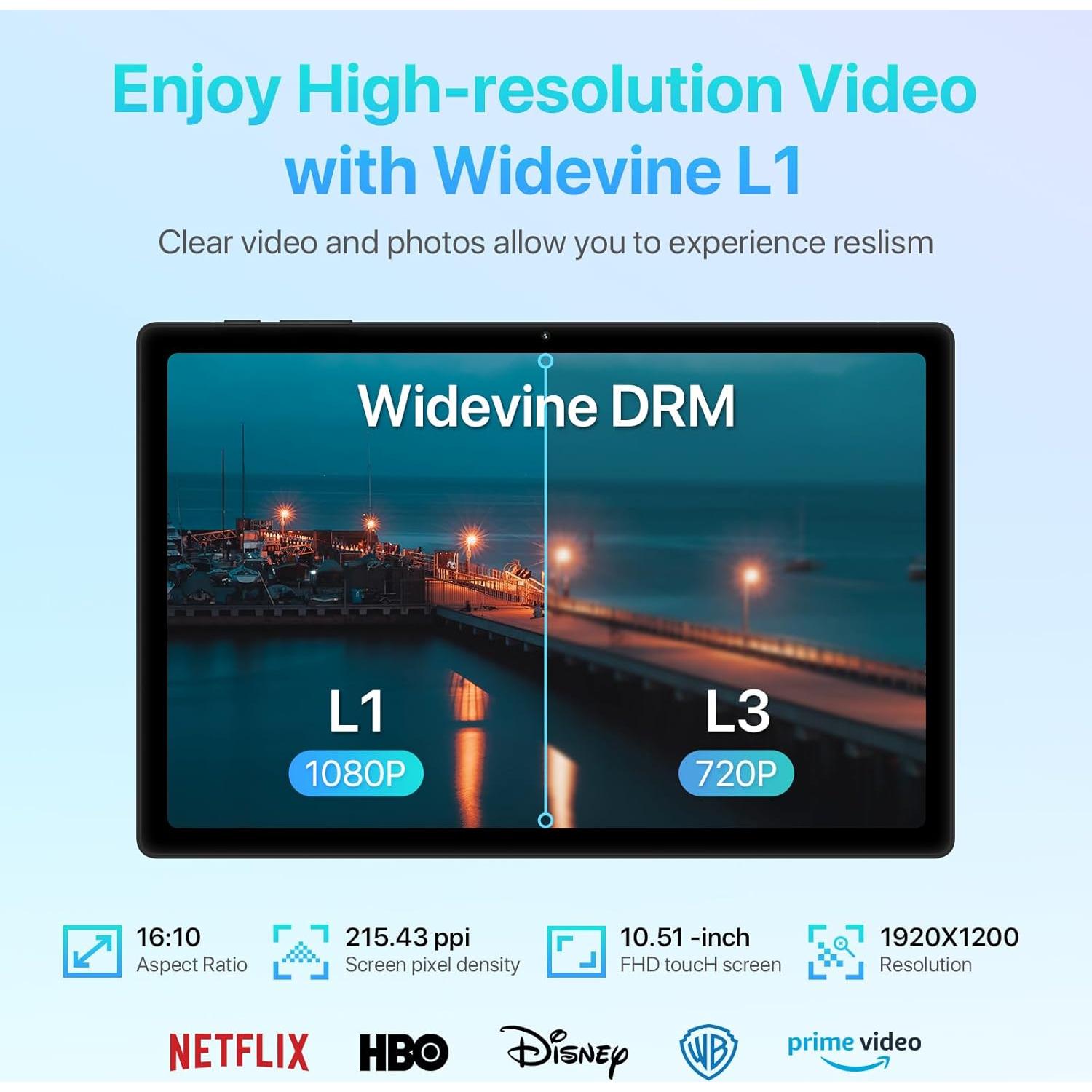 Tableta Android UMIDIGI A13 Tab 10.5" 128GB 4G WiFi