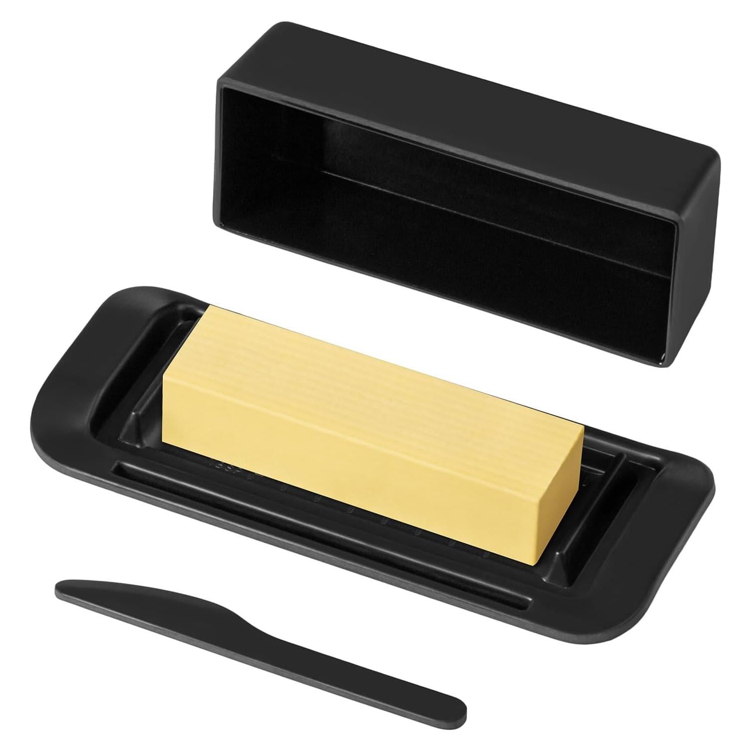 Plato para Mantequilla JOYMAY con Tapa y Cuchillo - Ecológico