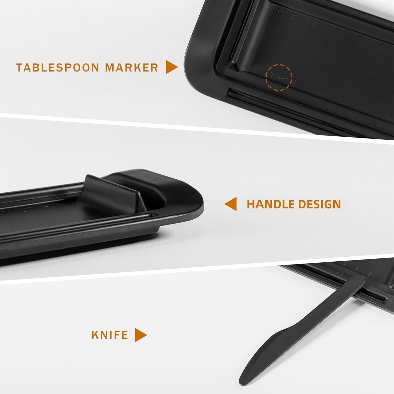 Plato para Mantequilla JOYMAY con Tapa y Cuchillo - Ecológico