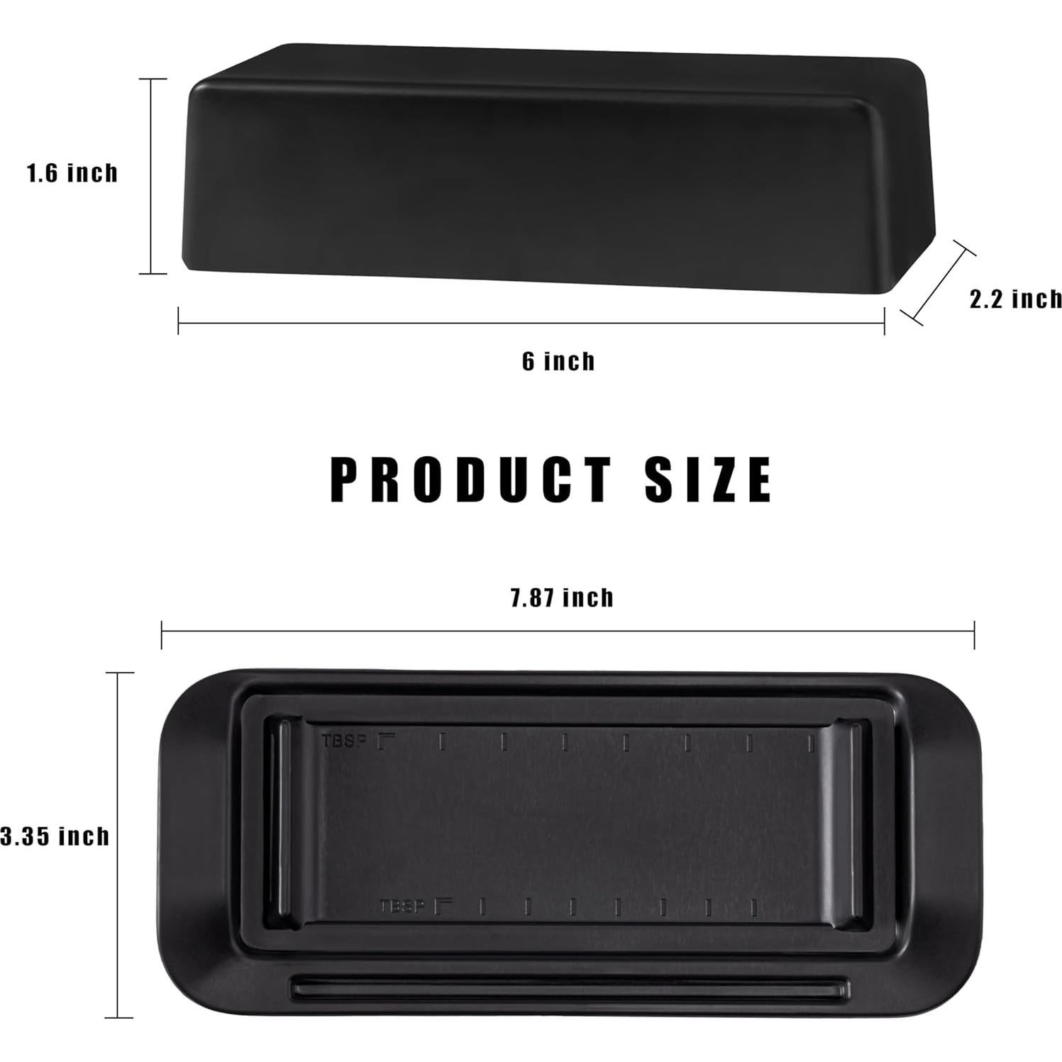 Plato para Mantequilla JOYMAY con Tapa y Cuchillo - Ecológico