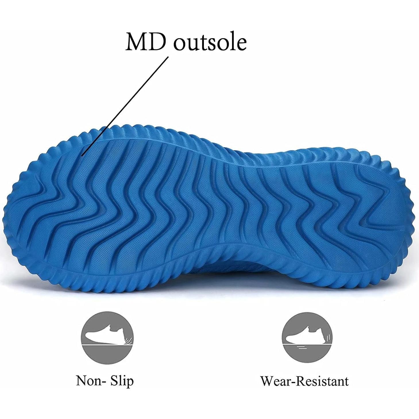 Zapatillas de Correr Hombre Socviis Slip On Ligeras Azul