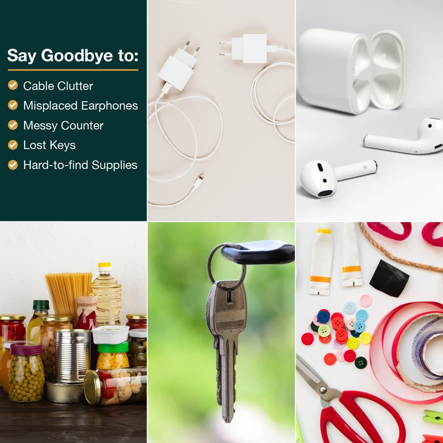 Organizador de Escritorio Woodaholic Teal 4 Cajones Madera