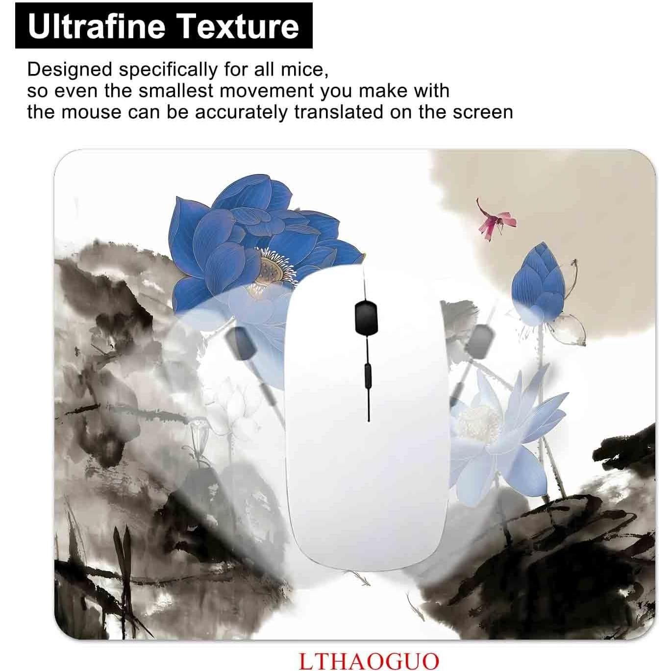 Alfombrilla de Ratón LTHAOGUO Azul Loto Texturizada 240x200mm